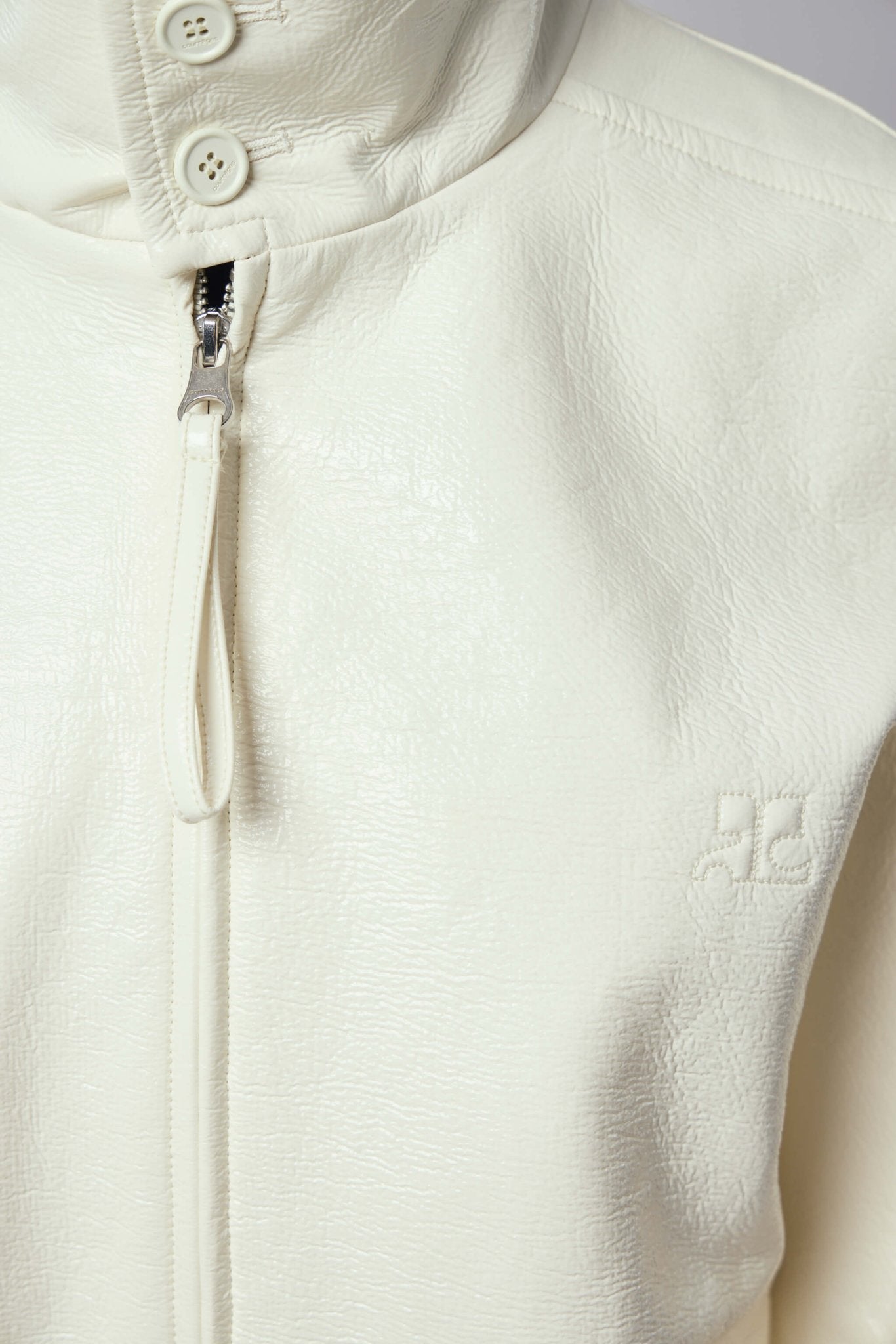 Courrèges - Bomber Jacket Vinyl Zipped - LABELS