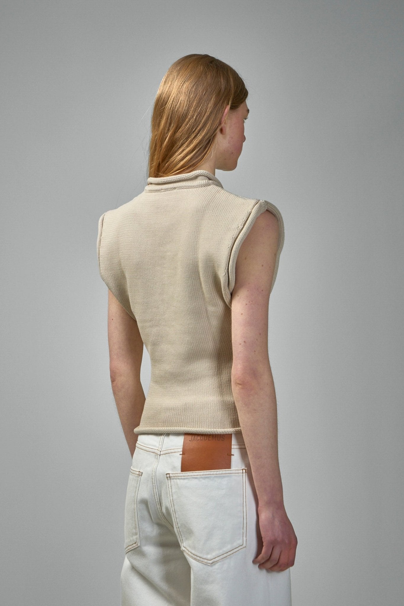 Courrèges - Cropped Sleeveless Sweater - LABELS