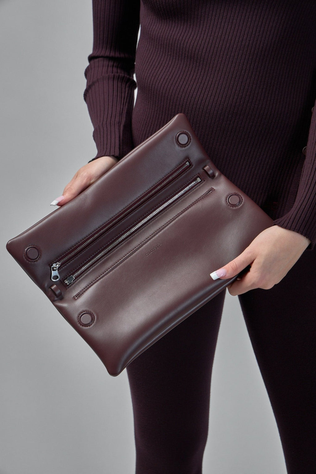 Courrèges - Cuff Leather Clutch - LABELS