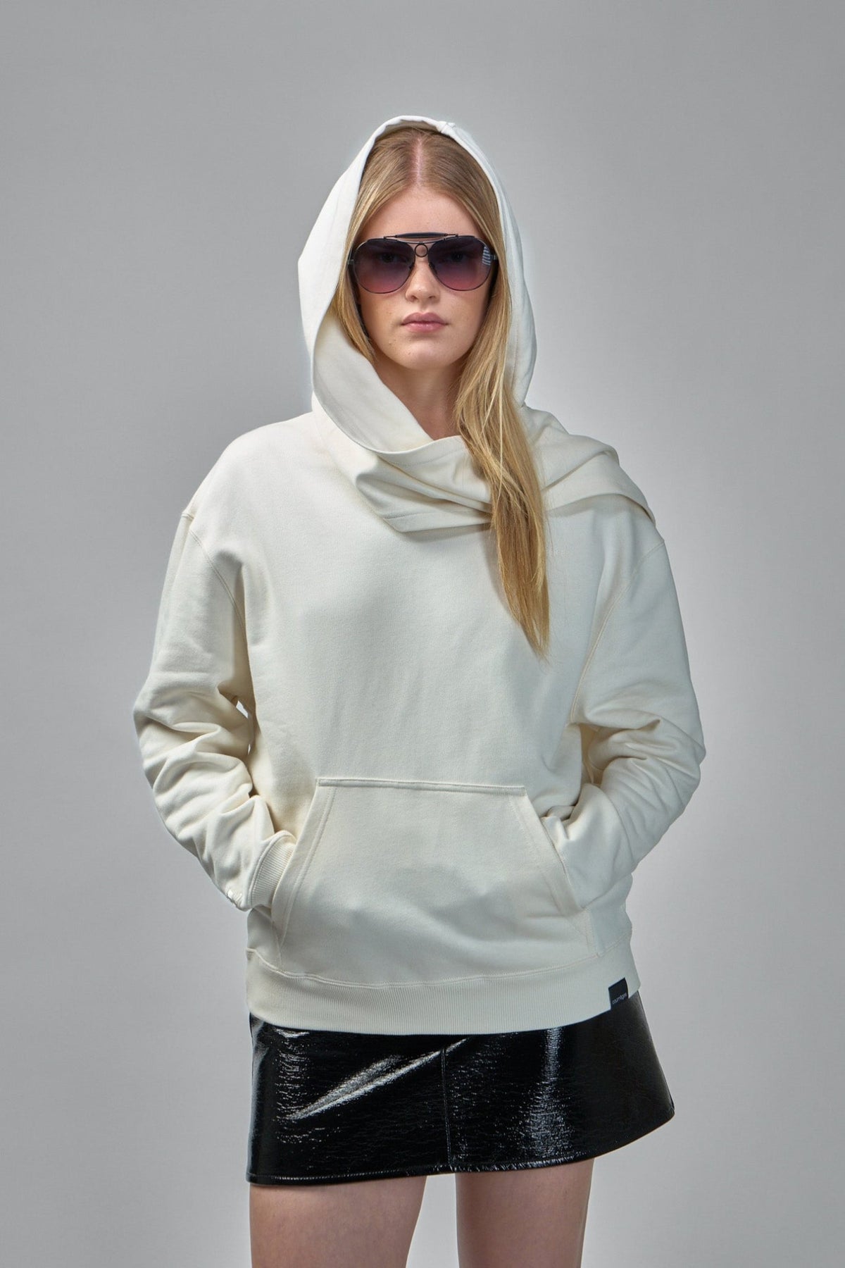 Courrèges - Hoodie and Scarf Embroidered - LABELS