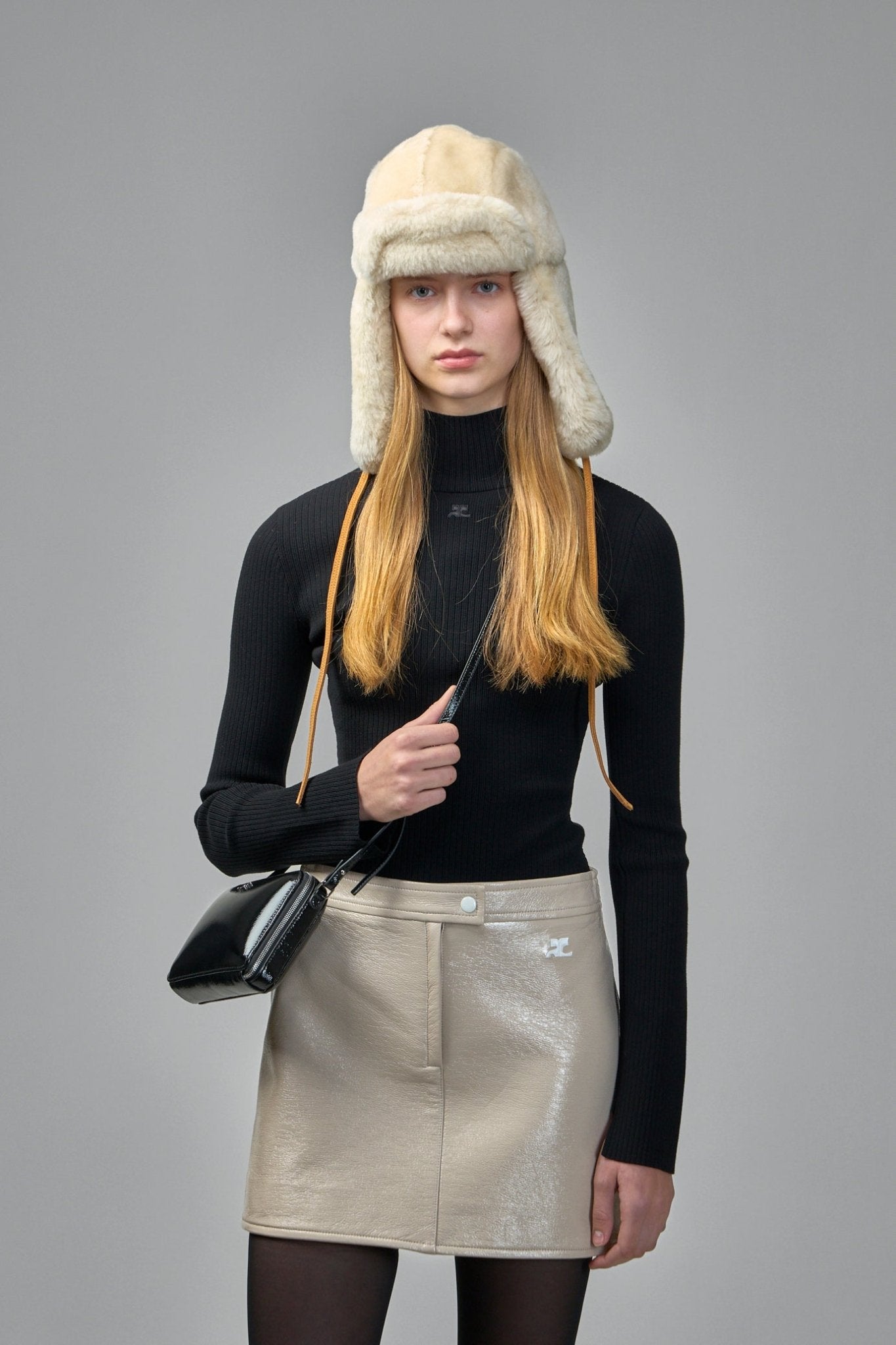 Courrèges - Mockneck Ribbed Bodysuit - LABELS