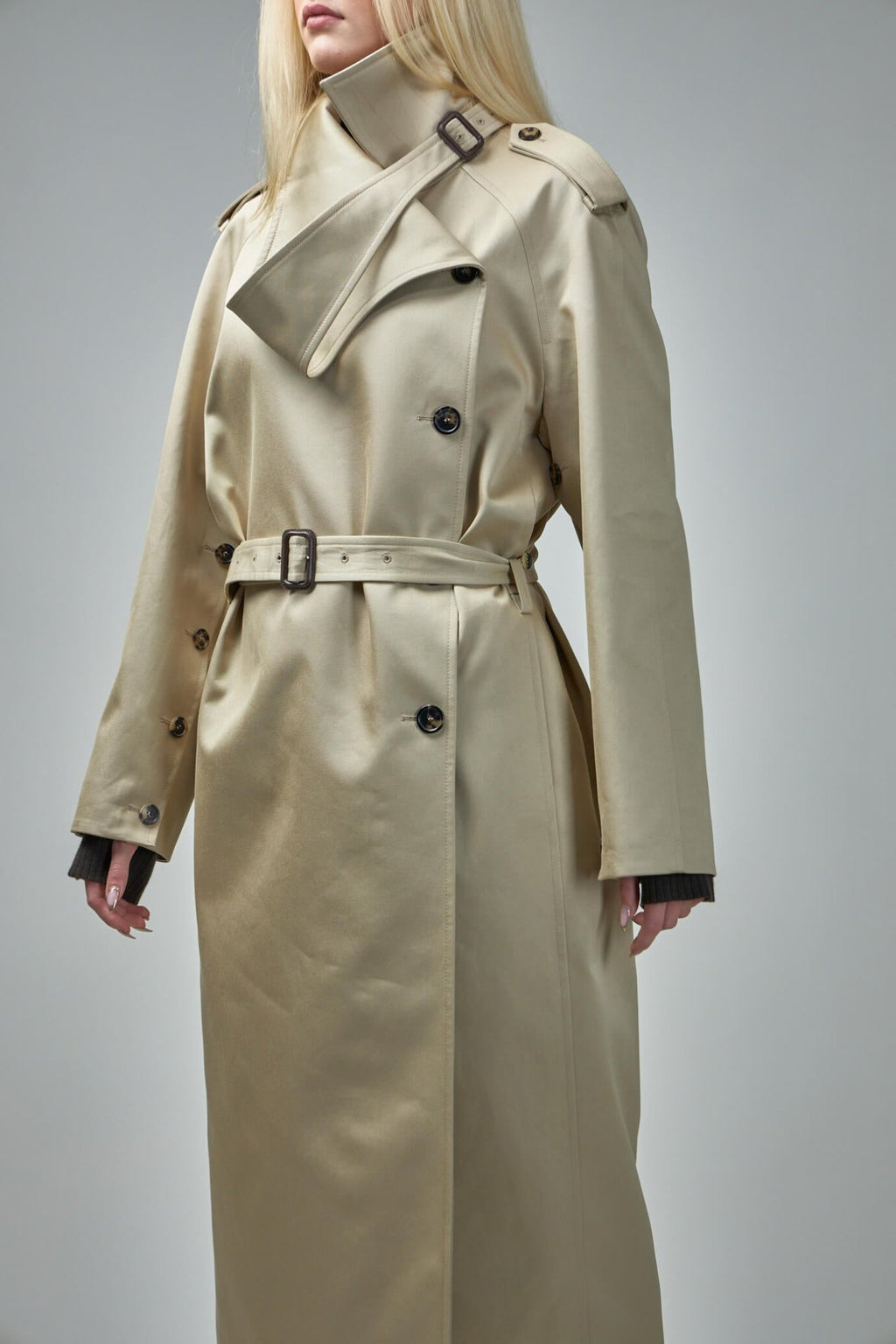 Courrèges - Oblique Trench Coat - LABELS