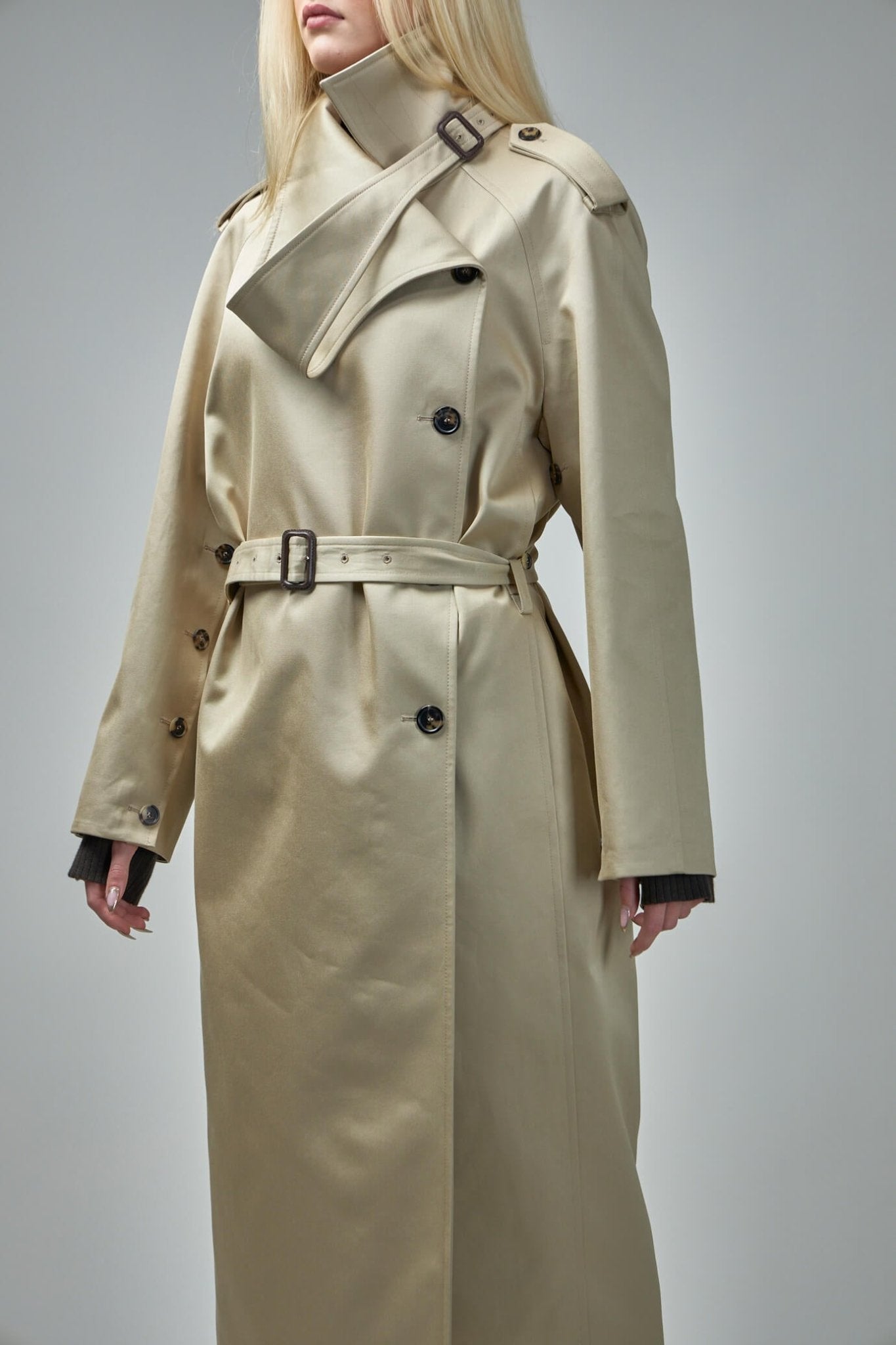 Courrèges - Oblique Trench Coat - LABELS