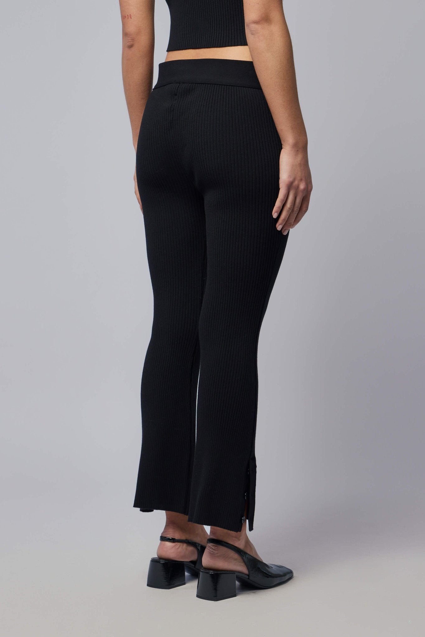 Courrèges - Pants Capri Rib Knit - LABELS