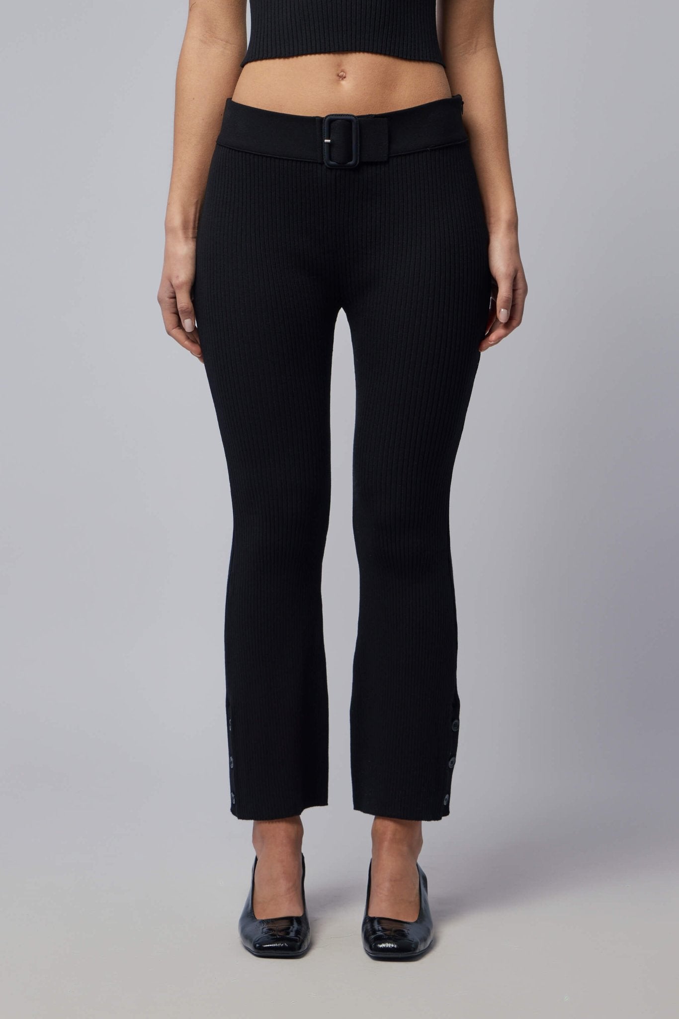 Courrèges - Pants Capri Rib Knit - LABELS