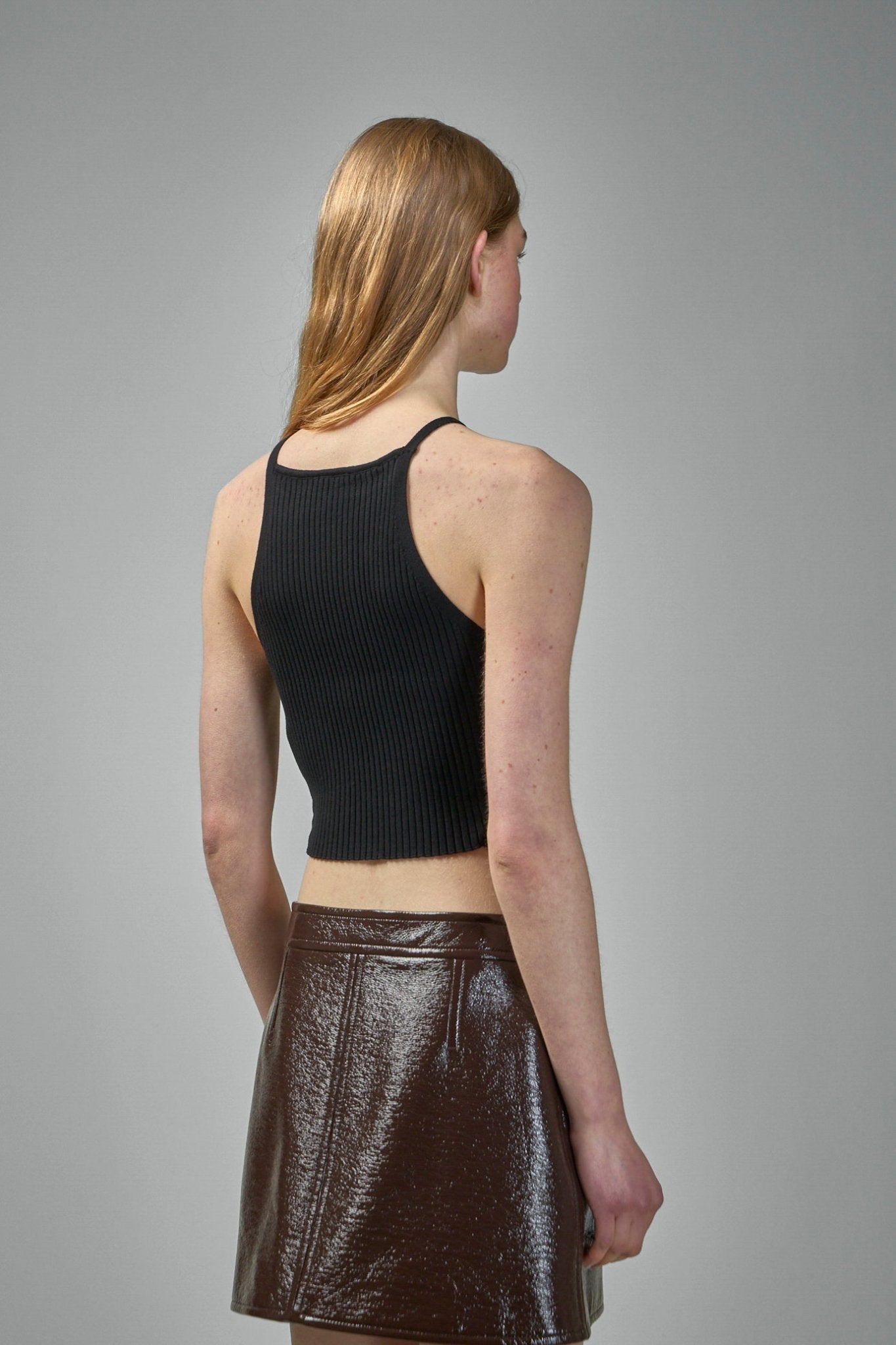 Courrèges Tank Tops - Pointy Buckle Rib Knit – LABELS