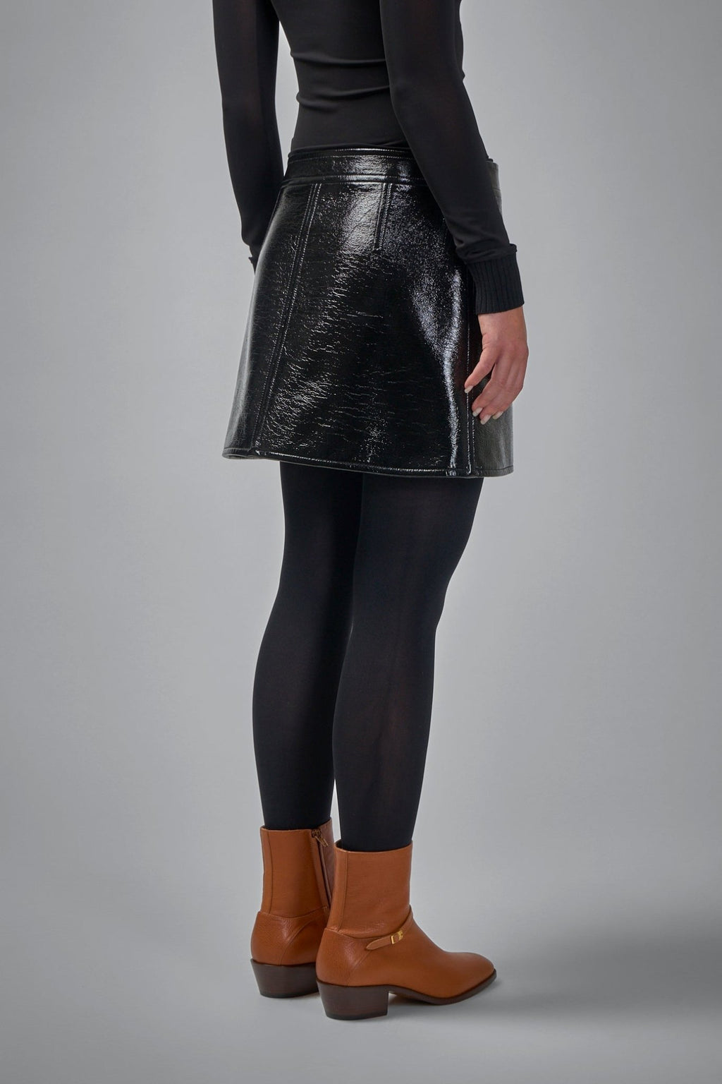 Courrèges - Reedition Vinyl Mini Skirt - LABELS