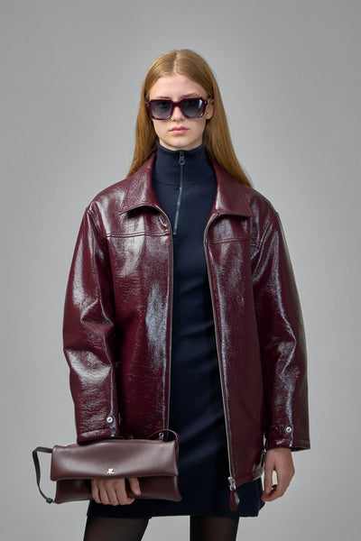 Courrèges Jackets - Shiny Bomber Belted Waist – LABELS
