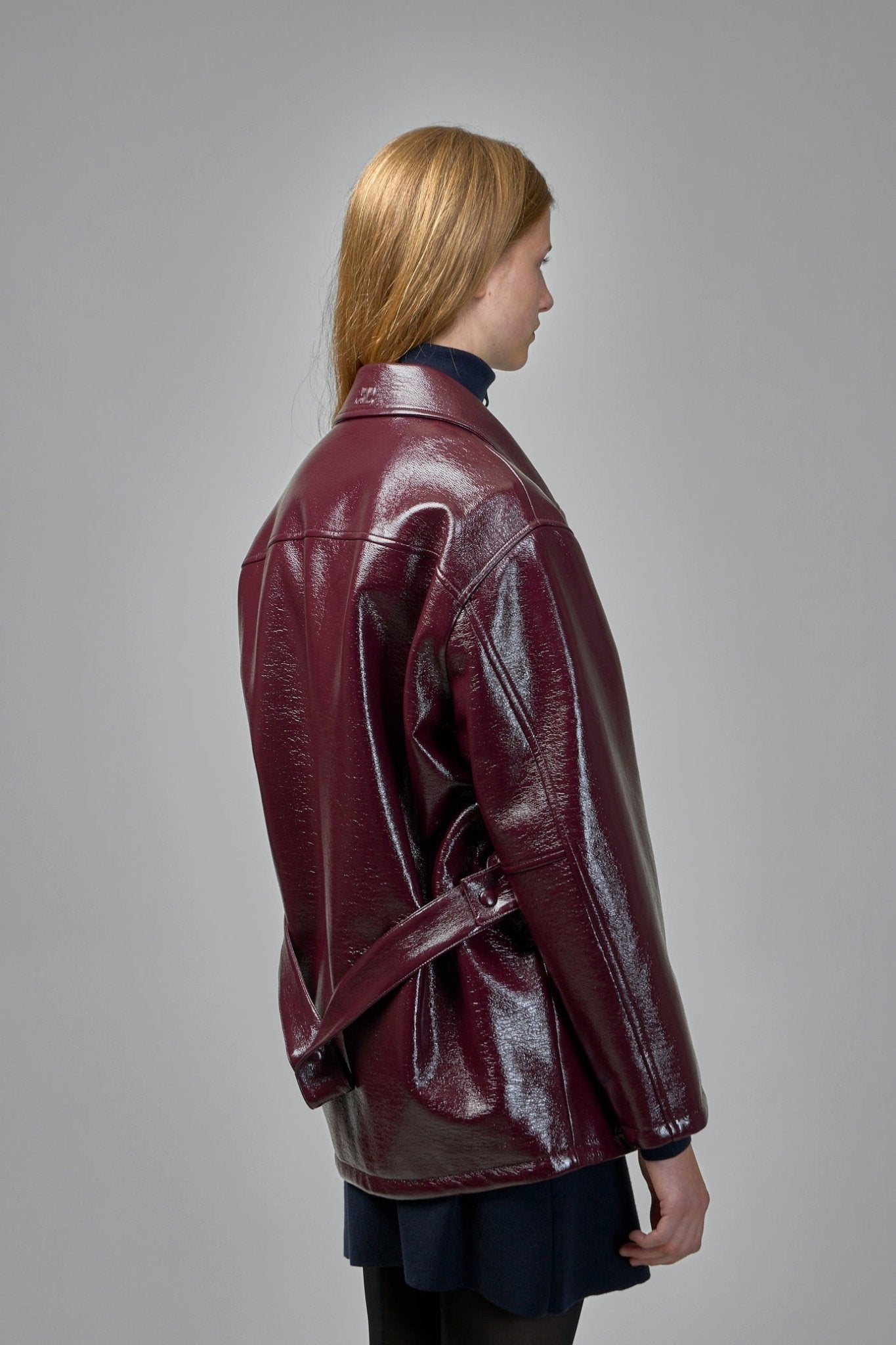 Courrèges - Shiny Bomber Jacket Belted Waist - LABELS