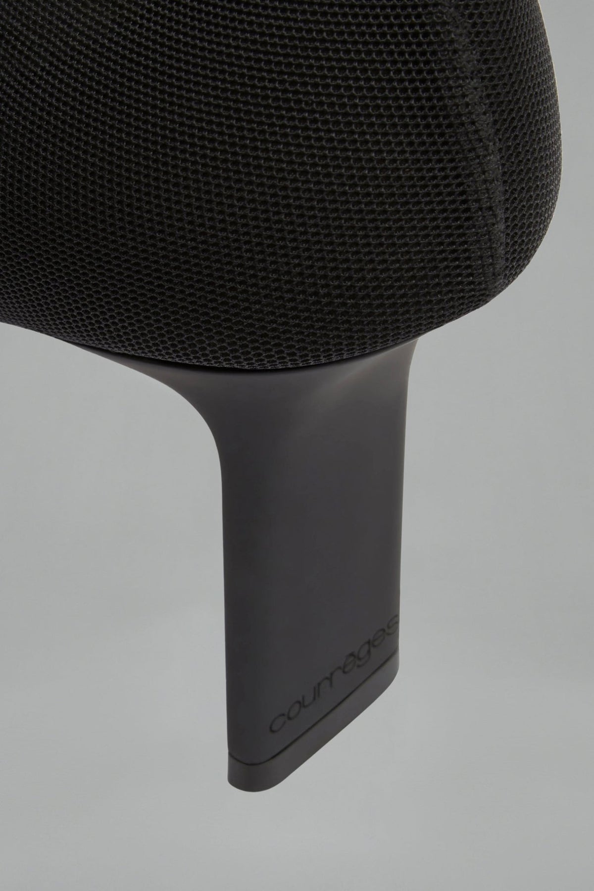 Back view of thigh-high boots highlighting the fitted leg silhouette