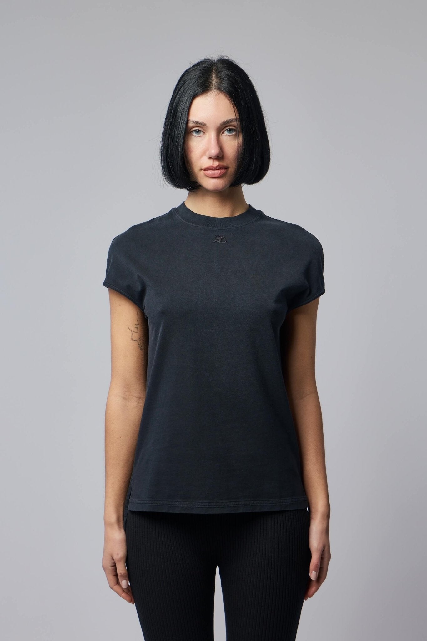 Courrèges T-Shirts - Solarized Oversized Cotton Tee – LABELS