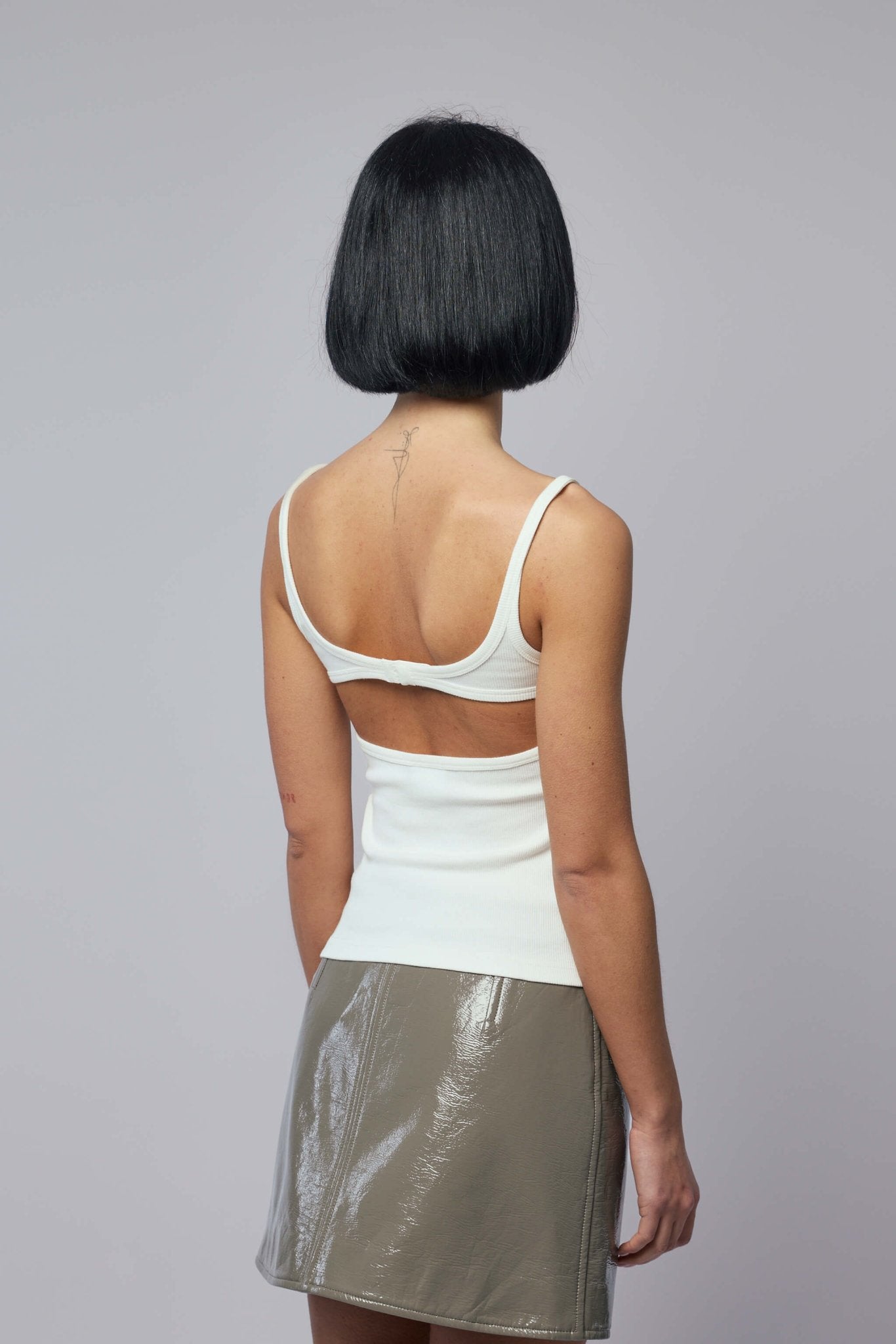 Courrèges - Tank Top Lingerie 90's Rib - LABELS