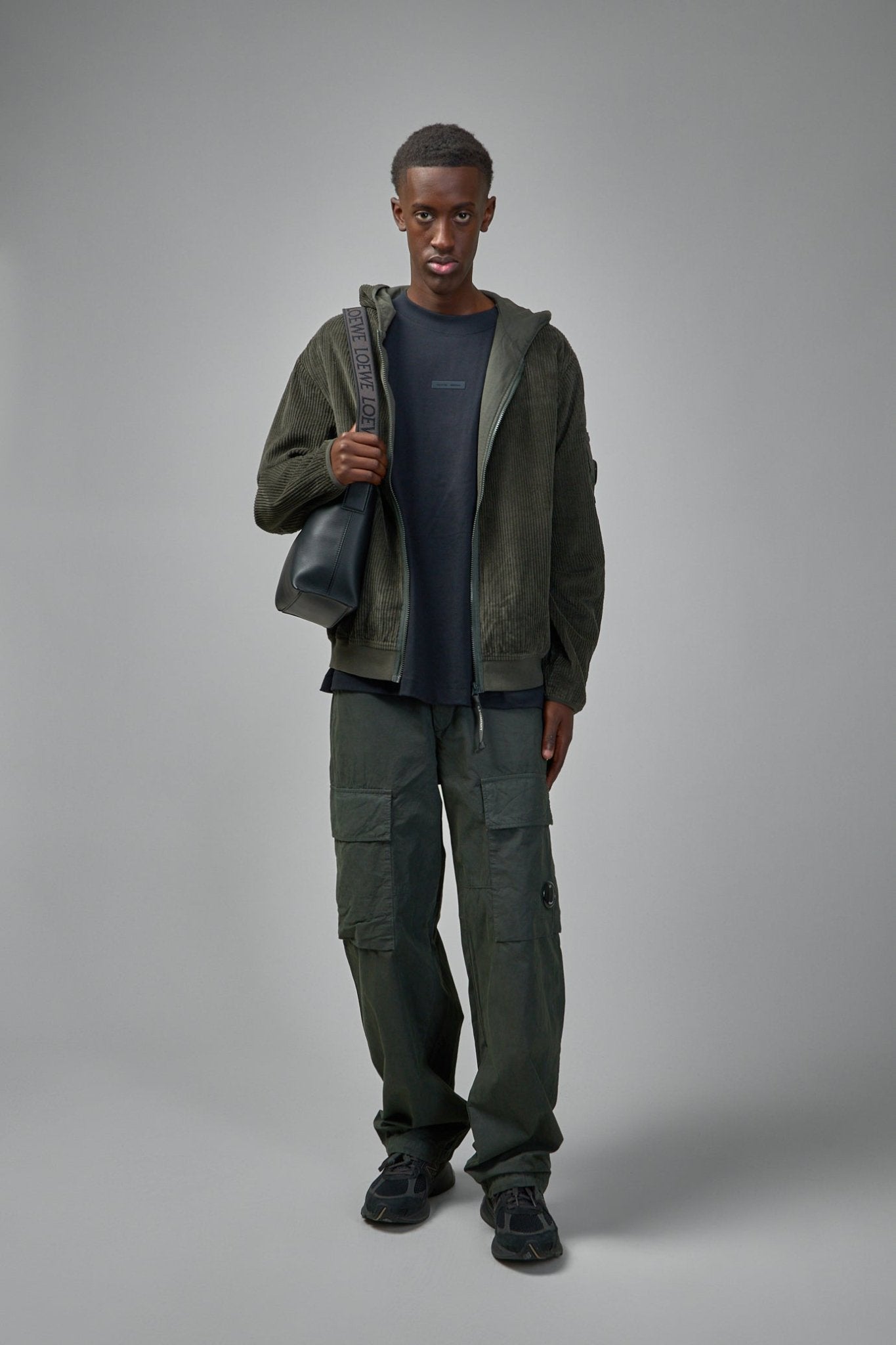 C.P. Company - Corduroy Lens Zip Hoodie - LABELS