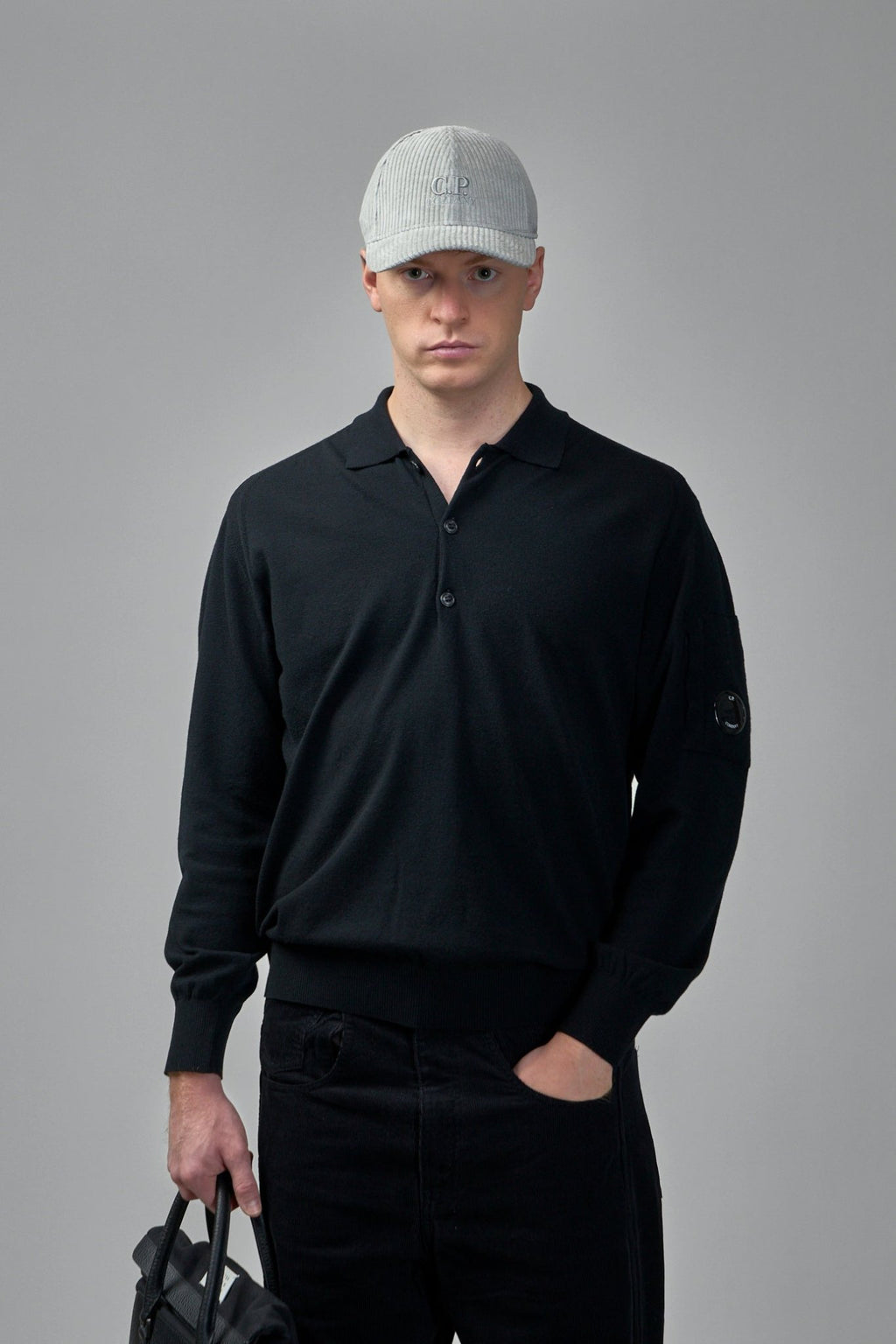 C.P. Company - Extrafine Merino Wool Polo Sweater - LABELS