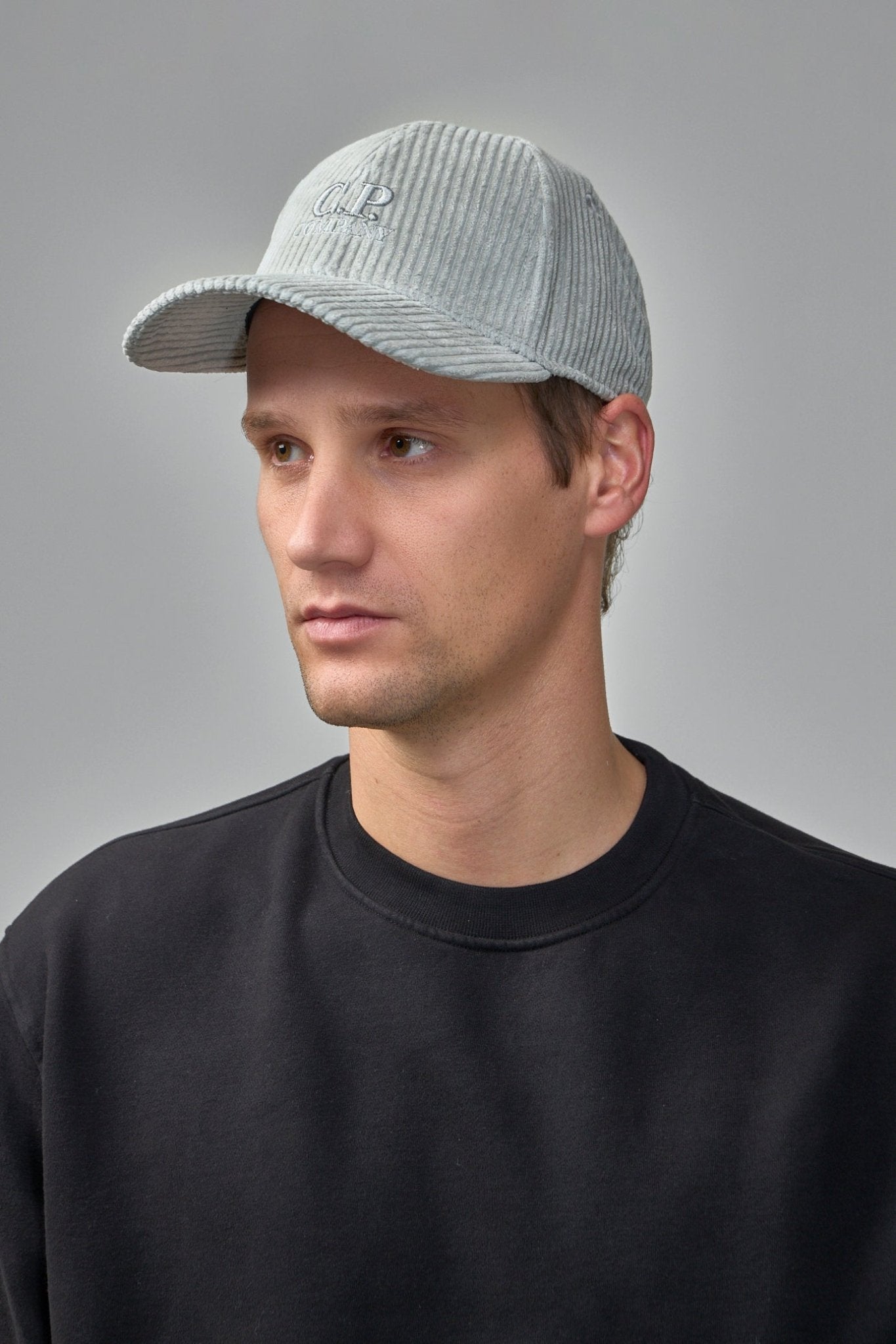 C.P. Company - Logo - Patch Curved Peak Baseball Cap - LABELS