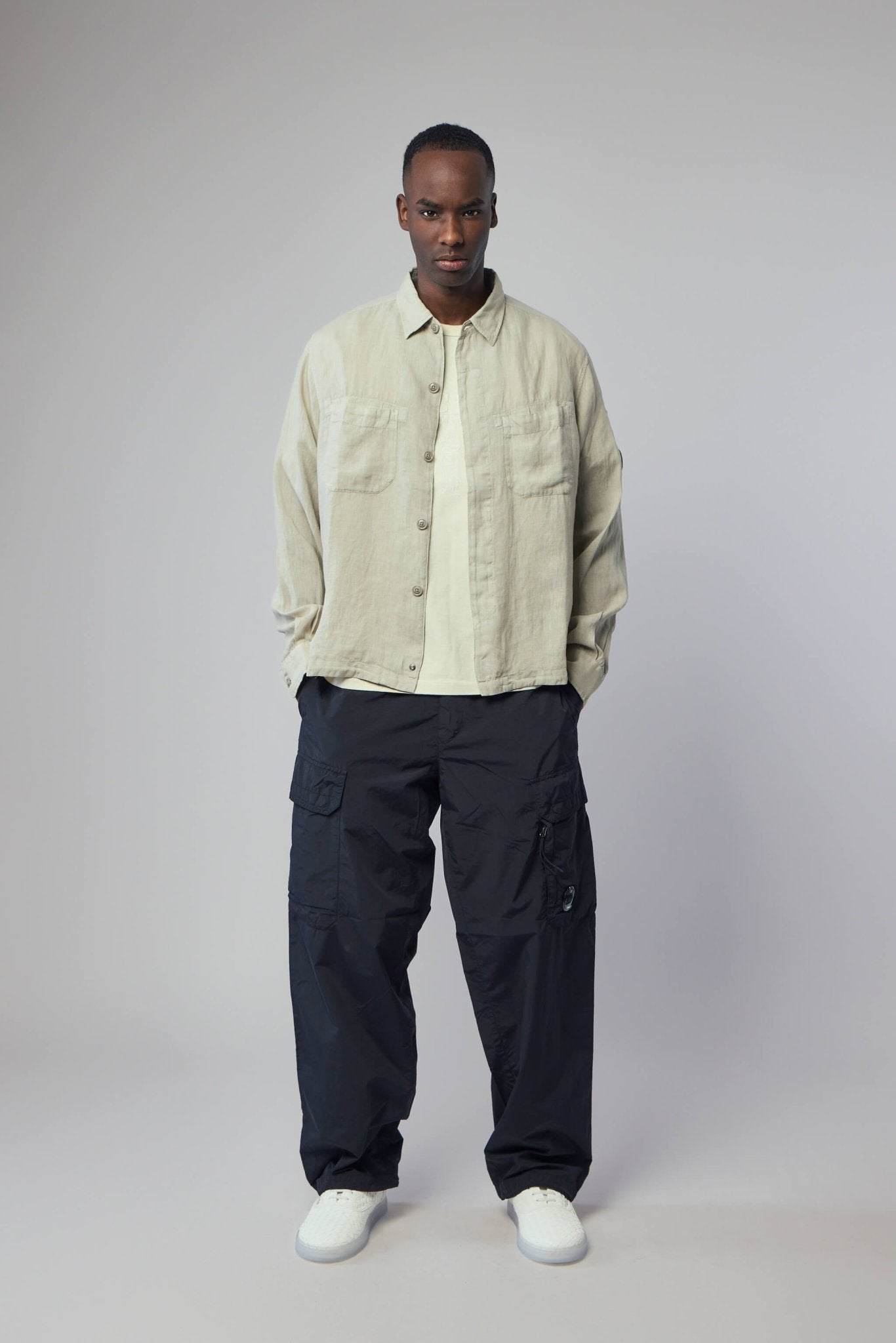 C.P. Company Blouses - Long Sleeve Linen Shirt – LABELS
