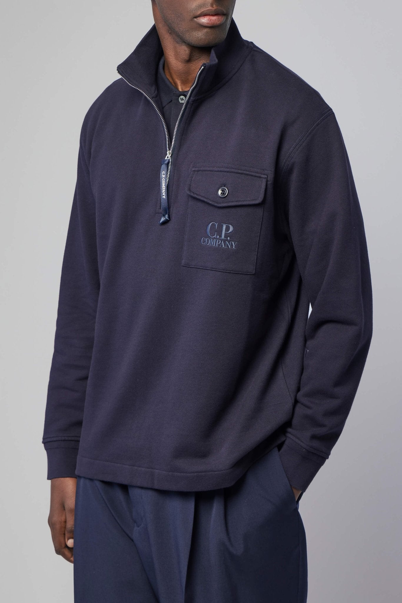 C.P. Company - Polo Collar Sweatshirt - LABELS