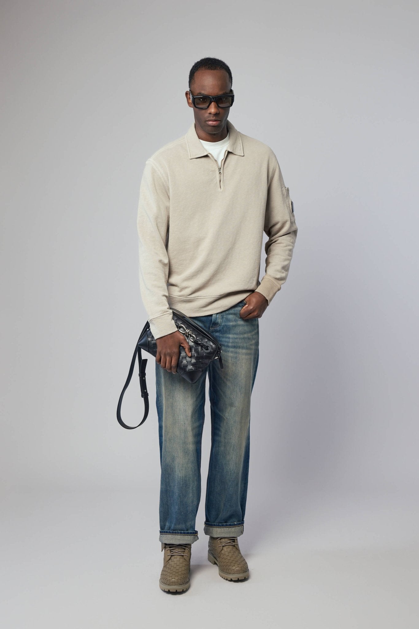 C.P. Company - Polo Collar Sweatshirt - LABELS