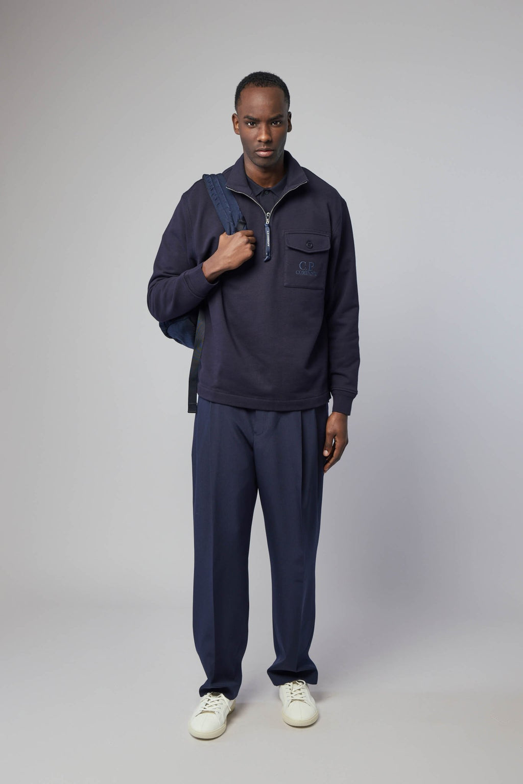 C.P. Company - Polo Collar Sweatshirt - LABELS