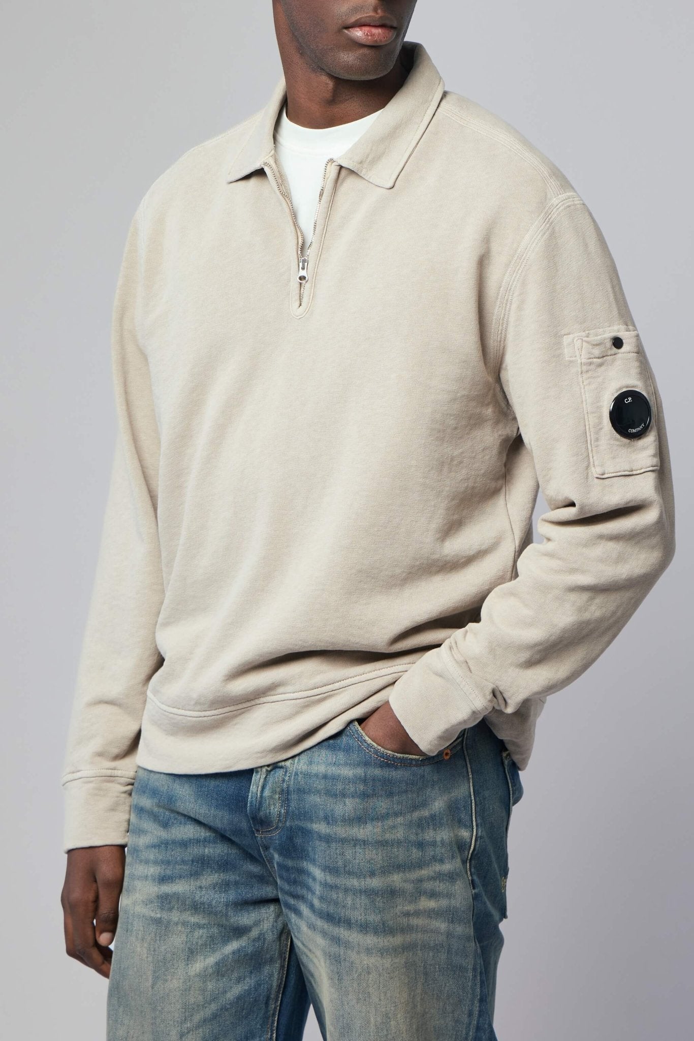 C.P. Company - Polo Collar Sweatshirt - LABELS