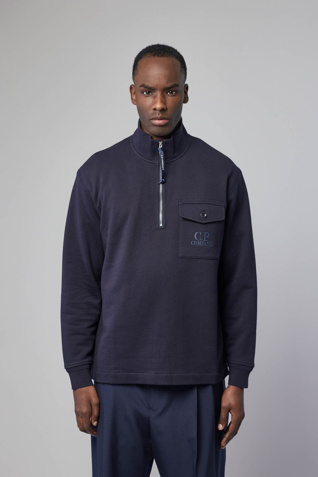 C.P. Company - Polo Collar Sweatshirt - LABELS
