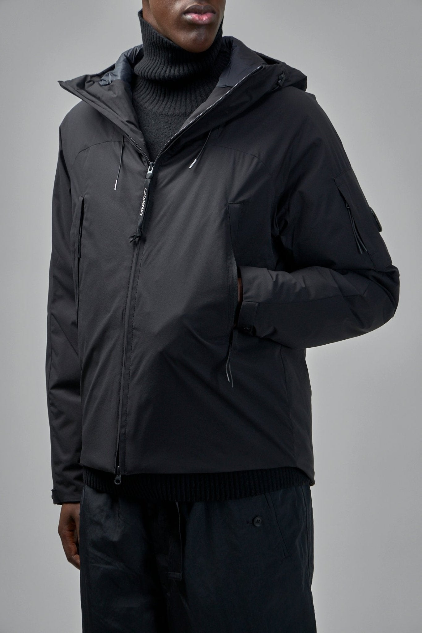 C.P. Company - Pro - Tek Hooded Padded Medium Jacket - LABELS