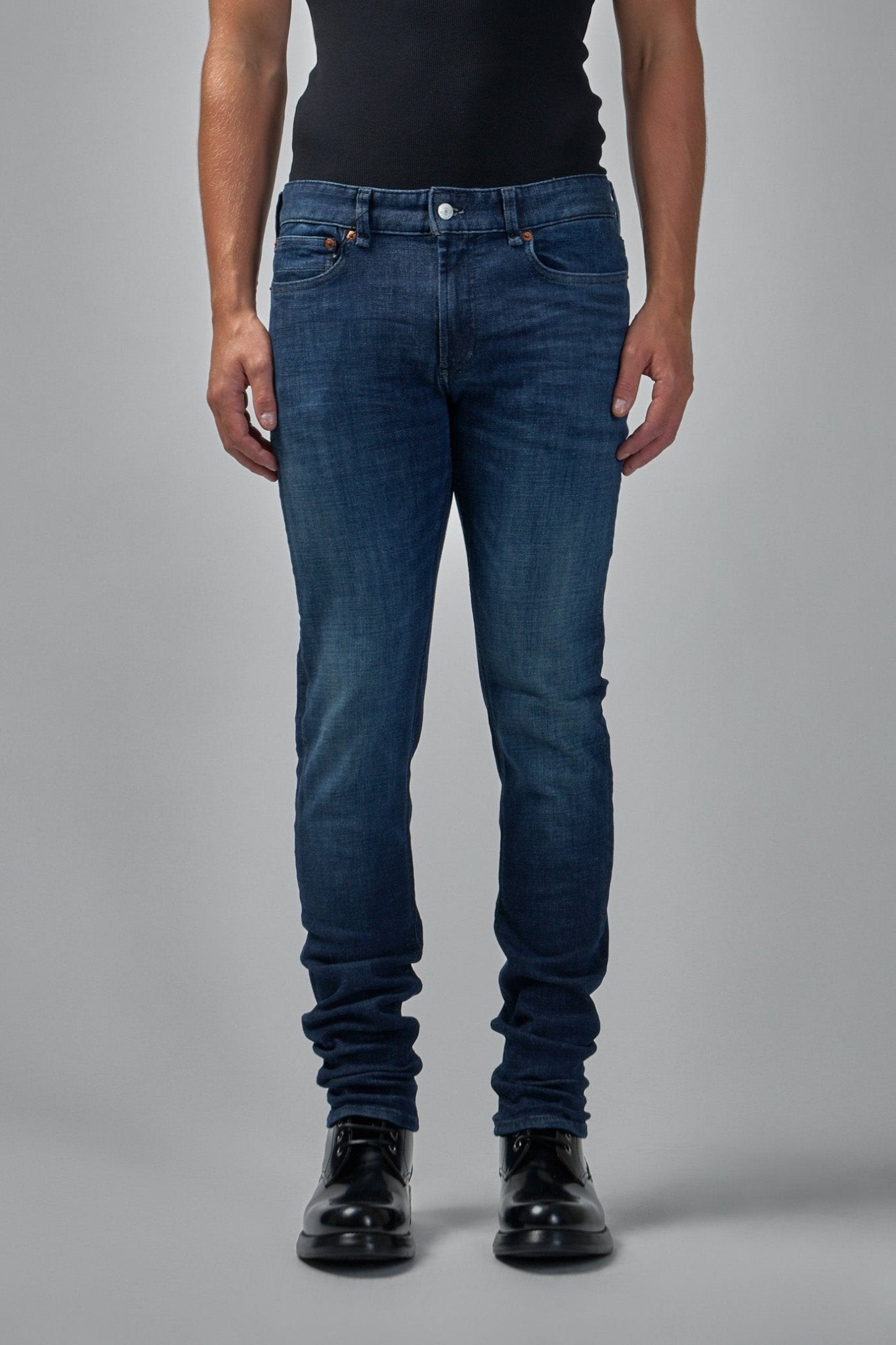 Denham Slim Jeans - Razor LHSC Dark Blue Stretch – LABELS