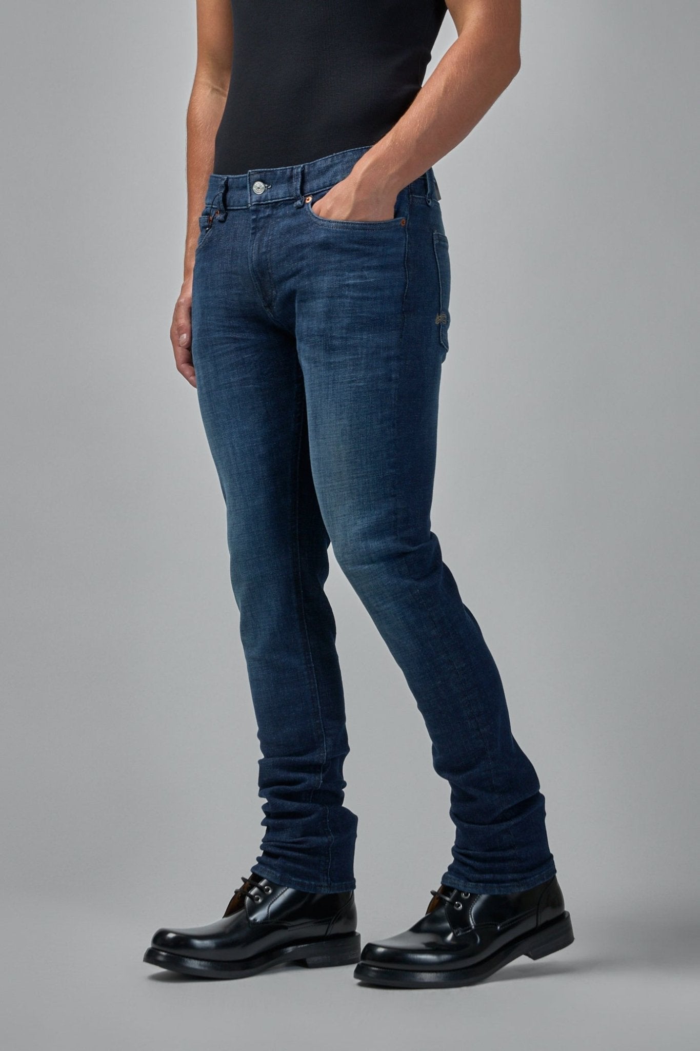 Denham Slim Jeans - Razor LHSC Dark Blue Stretch – LABELS