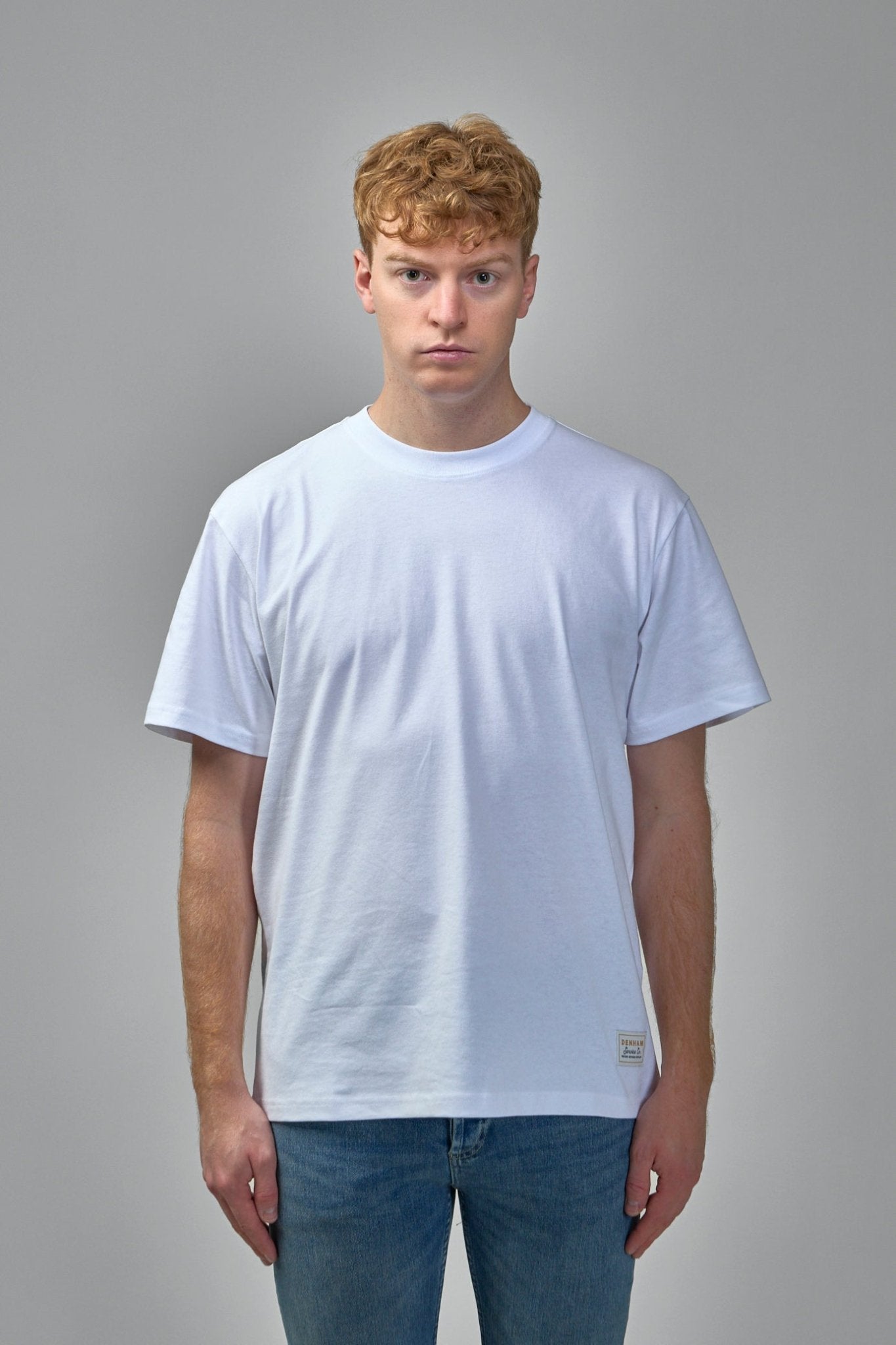Denham - Cupid Tee HCJ White - Relaxed Fit - LABELS