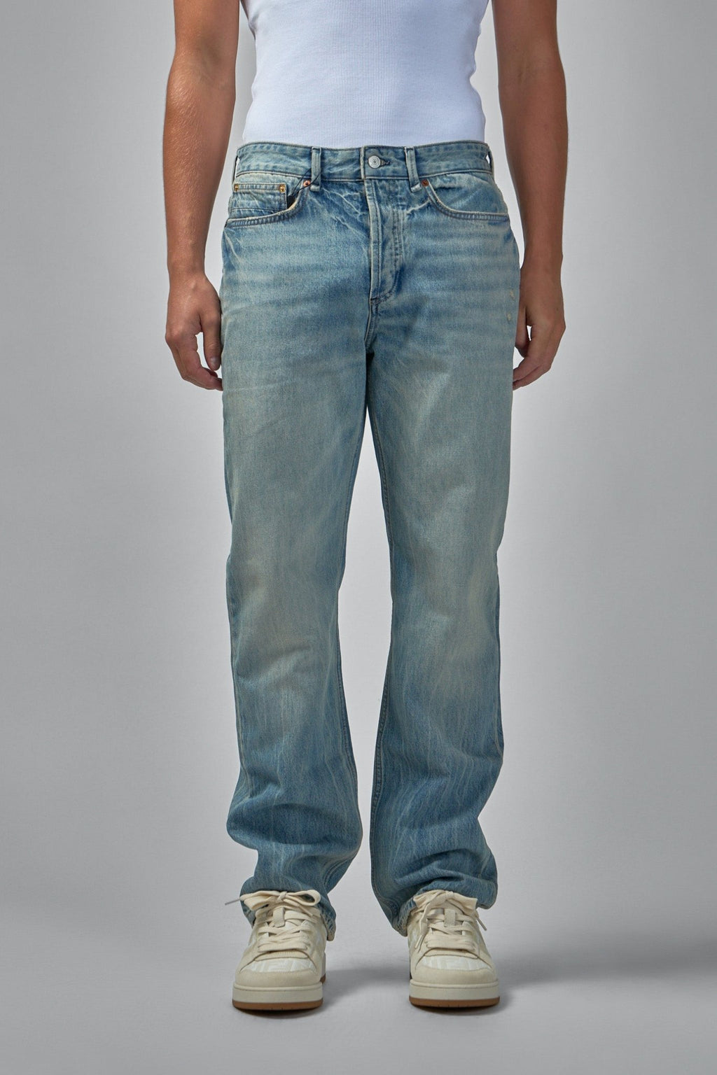 Denham - Dagger Mid Blue - Relaxed Fit - LABELS