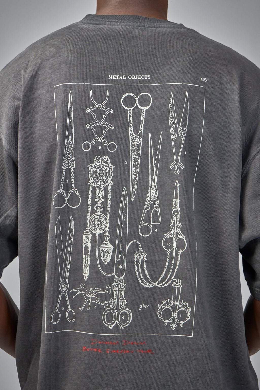 Denham - Denham Objects Tee Black - Relaxed Fit - LABELS