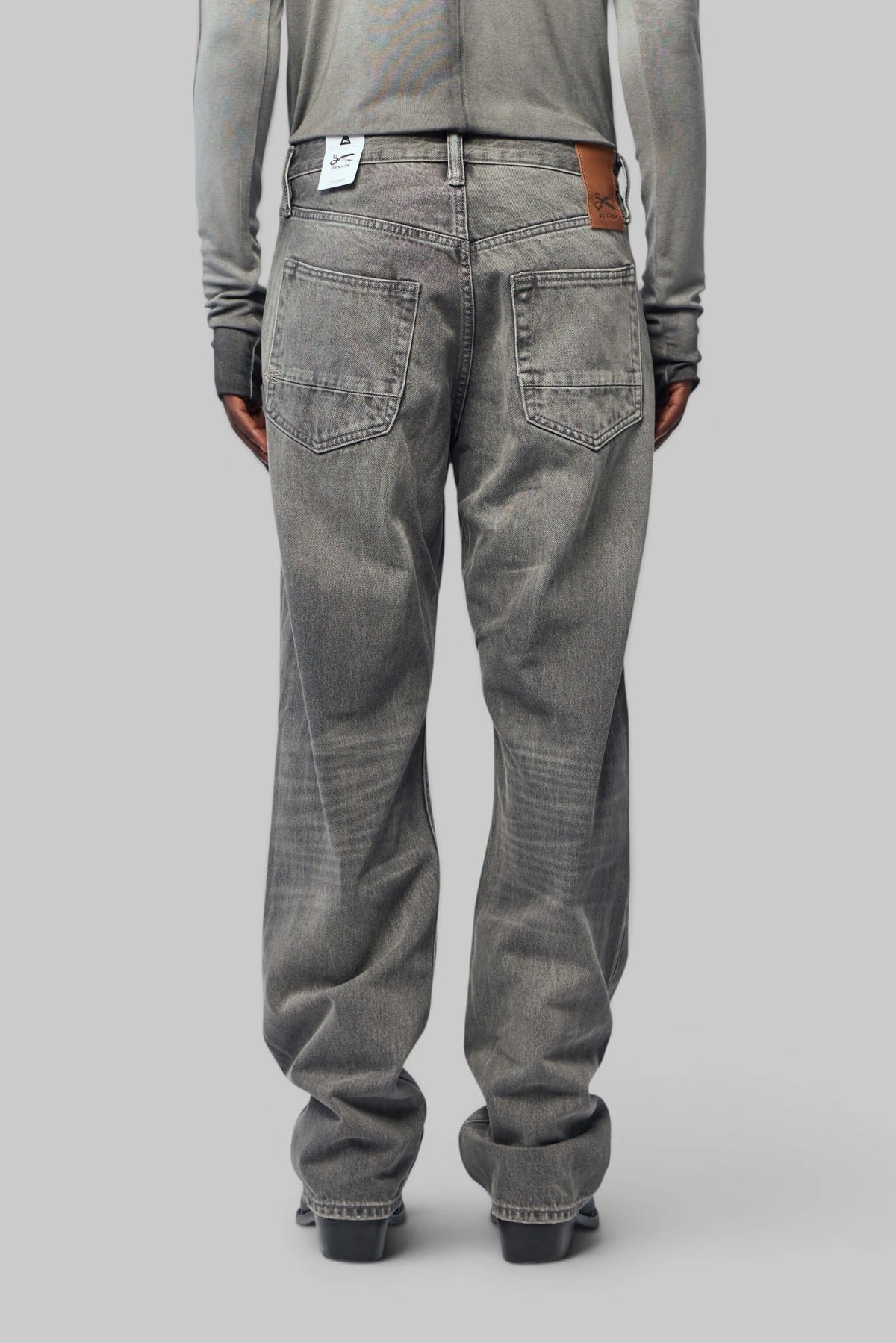 Denham Straight Jeans full length side profile
