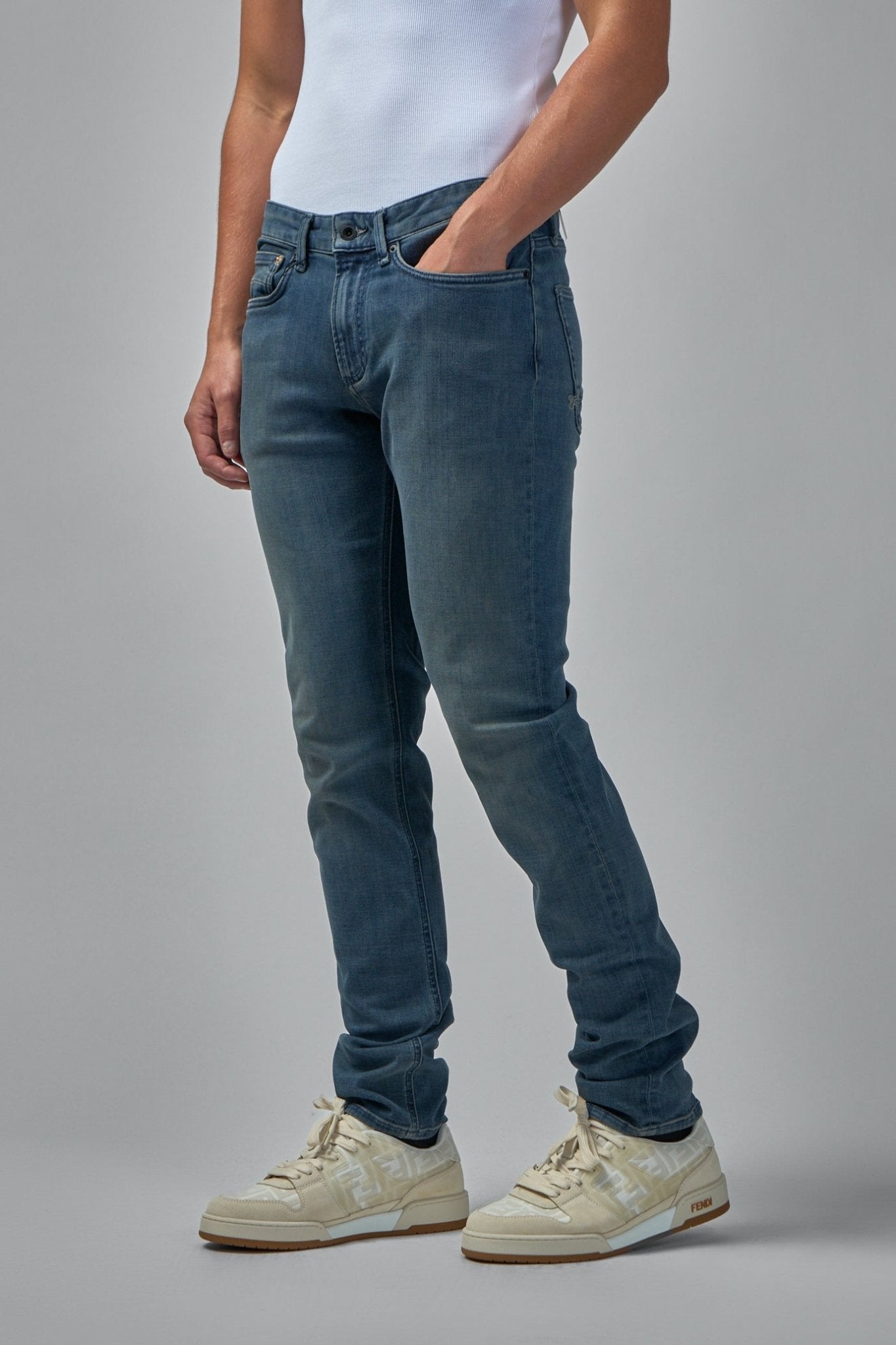 Denham Slim Jeans - Razor LHSC Dark Blue Stretch – LABELS