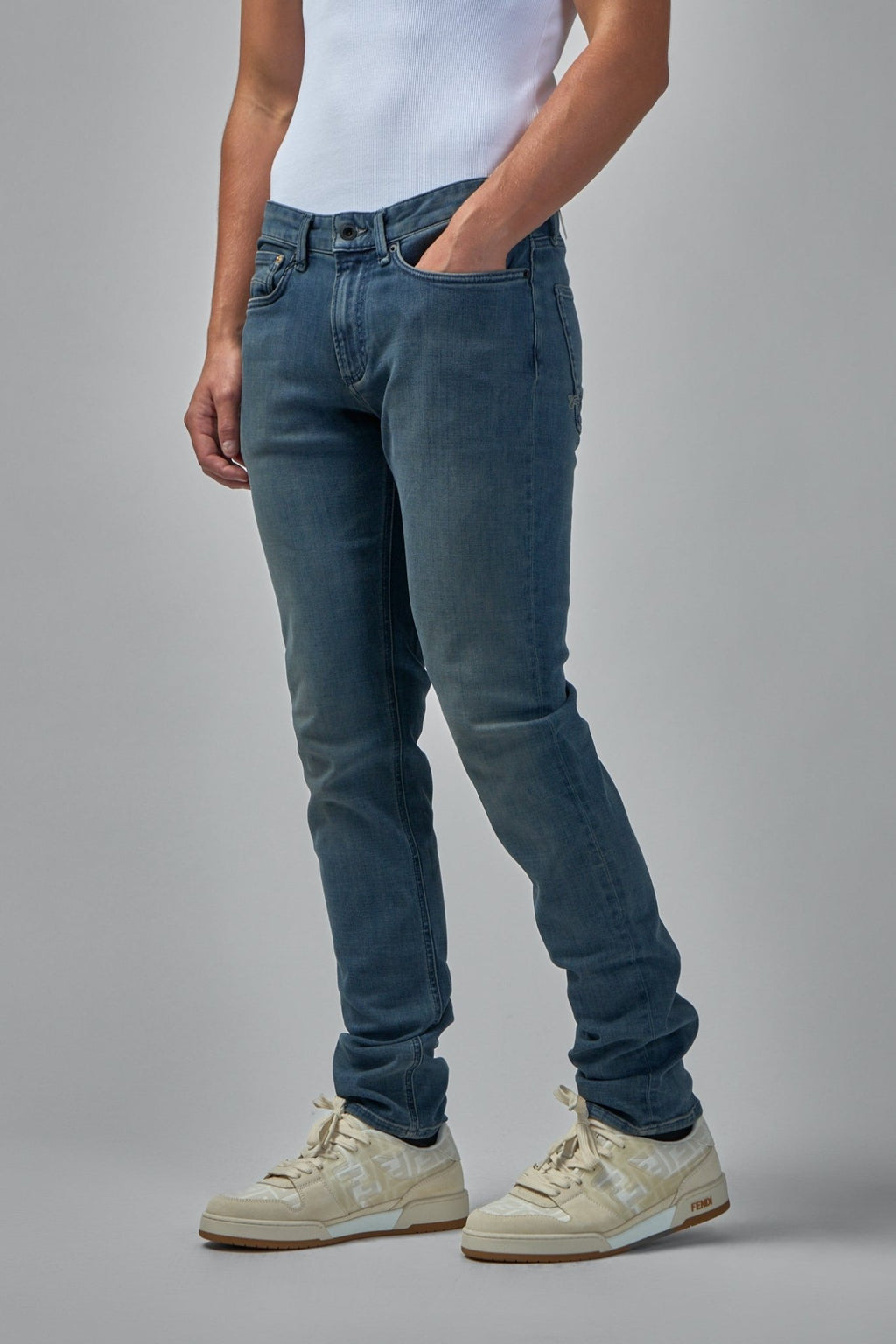 Denham - Razor LHSC Dark Blue - Slim Fit Stretch Jeans - LABELS