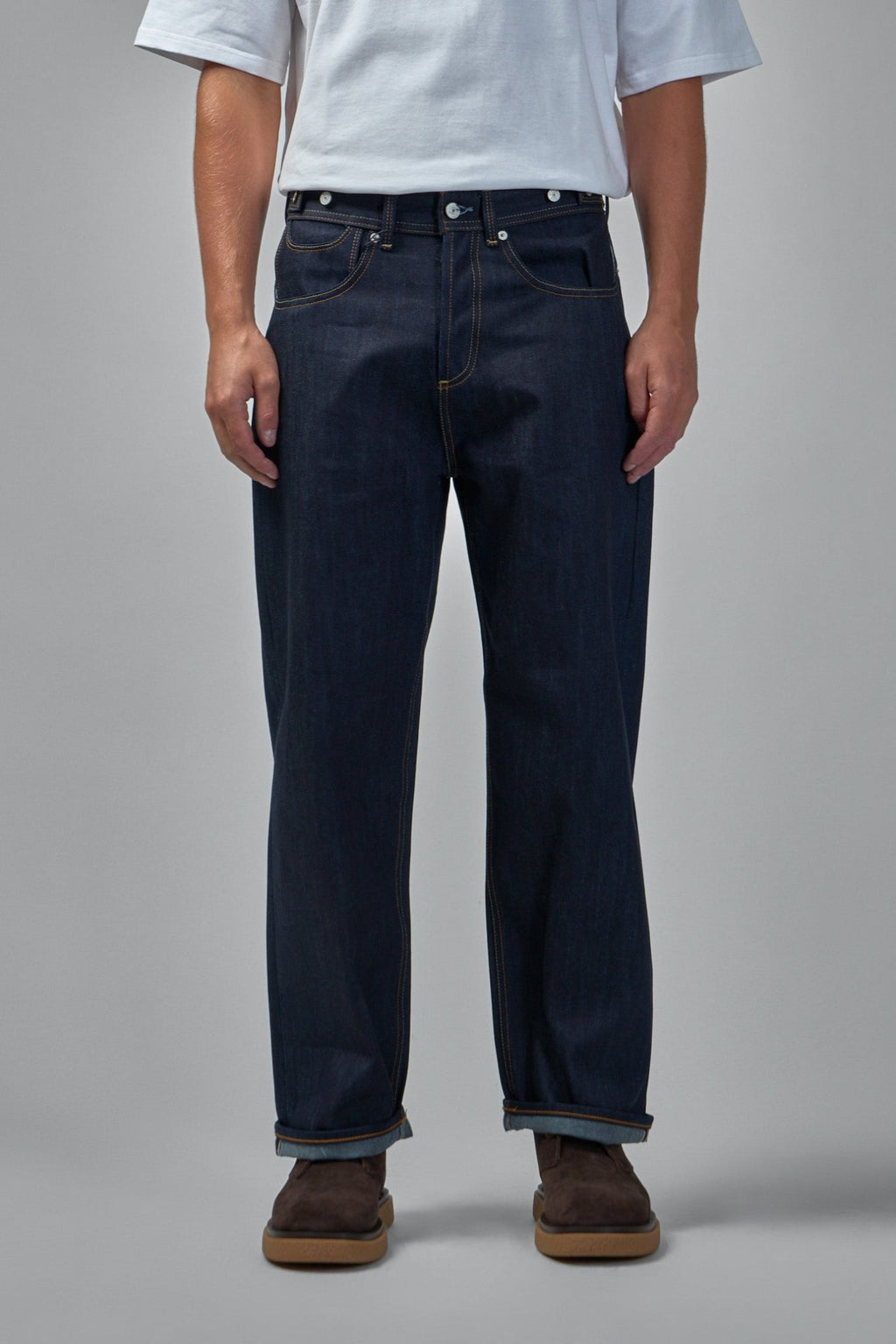 Denham - Sasuke West Birgi Dark Indigo - Wide Fit - LABELS