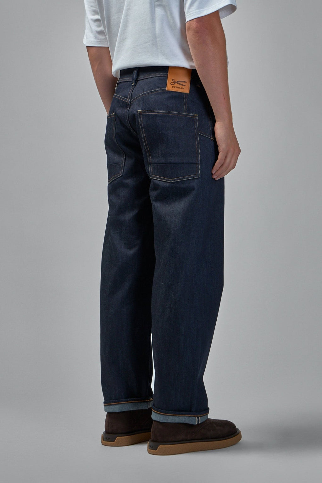 Denham - Sasuke West Birgi Dark Indigo - Wide Fit - LABELS