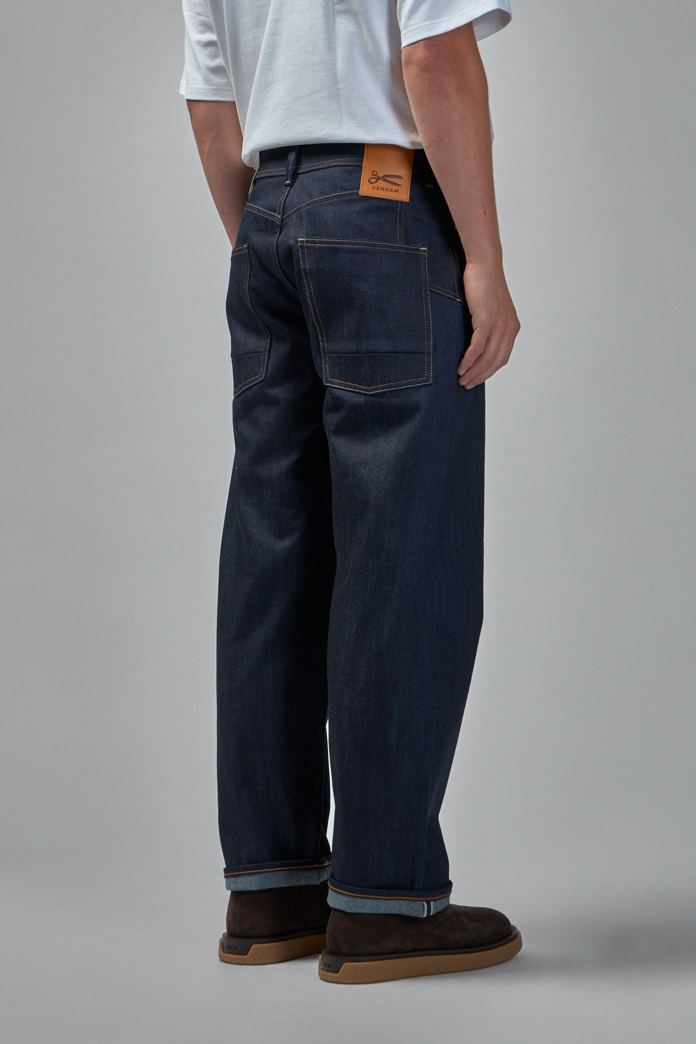 Denham - Sasuke West Birgi Dark Indigo - Wide Fit - LABELS