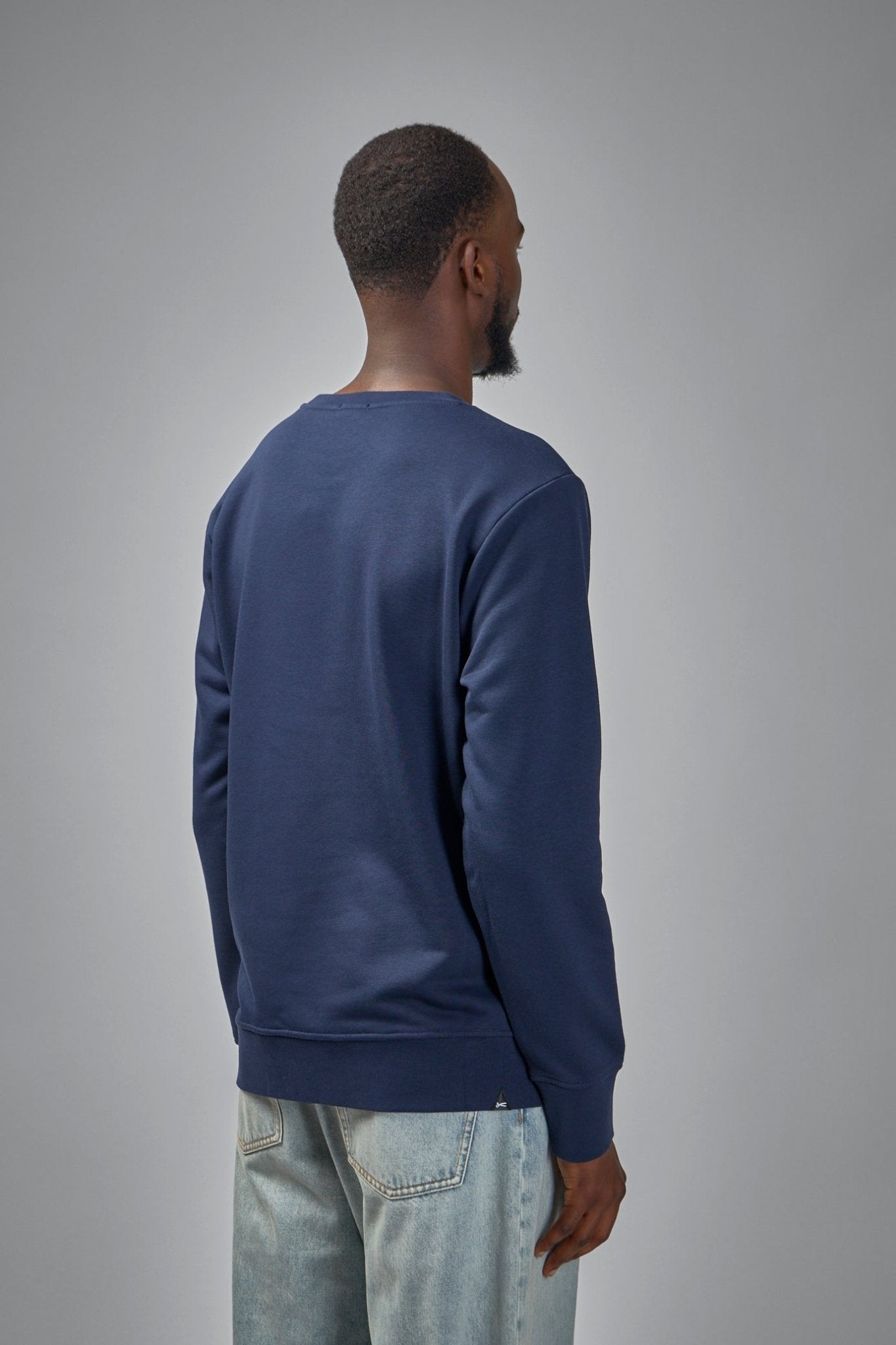 Denham - Scissor Crewneck Navy Blazer - Regular Fit - LABELS