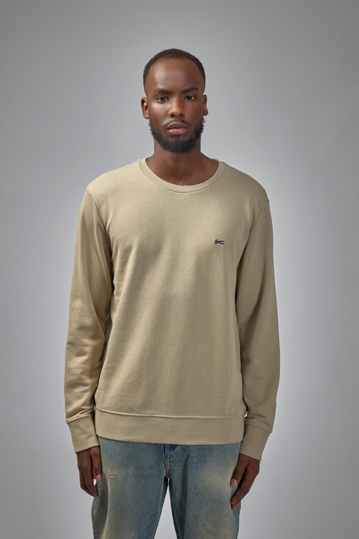 Denham - Scissor Crewneck Seneca Rock - Regular Fit - LABELS