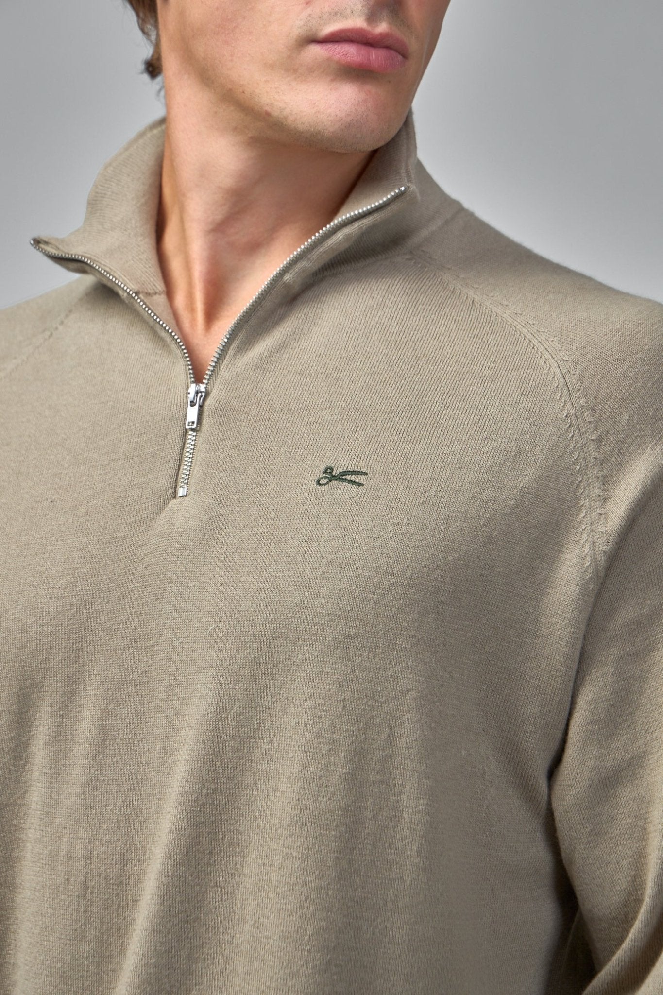 Denham - Scissor Raglan Half Zip LLB - Seneca Rock - LABELS