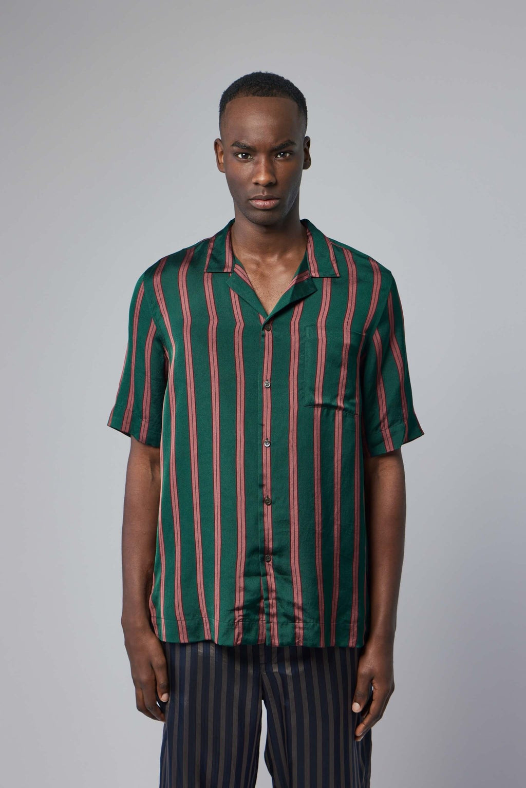 Dries Van Noten - Fluid Striped Viscose Silk Shirt - LABELS