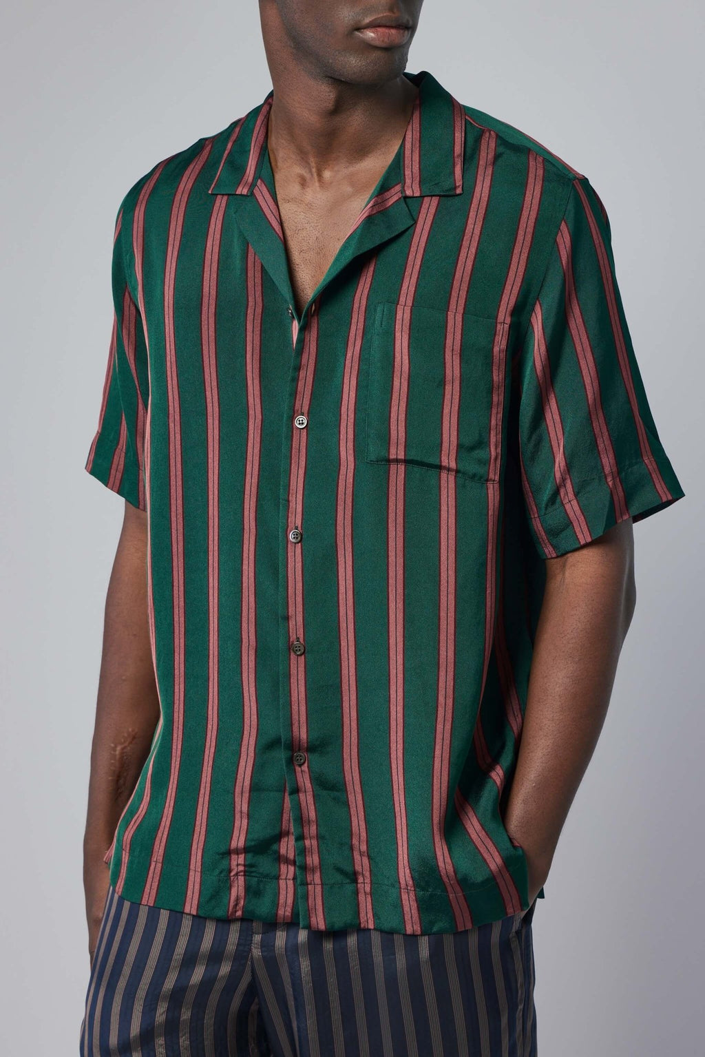 Dries Van Noten - Fluid Striped Viscose Silk Shirt - LABELS