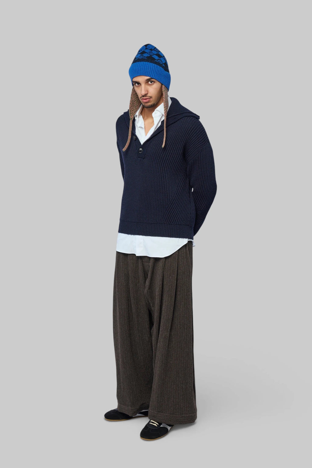 Dries Van Noten - Mallawi Ribbed Polo Jumper - LABELS