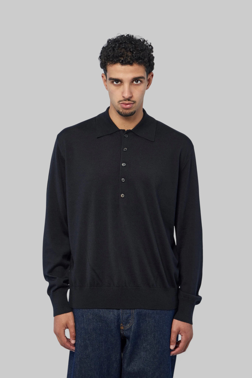 Dries Van Noten - Muano Wool Polo Shirt - LABELS