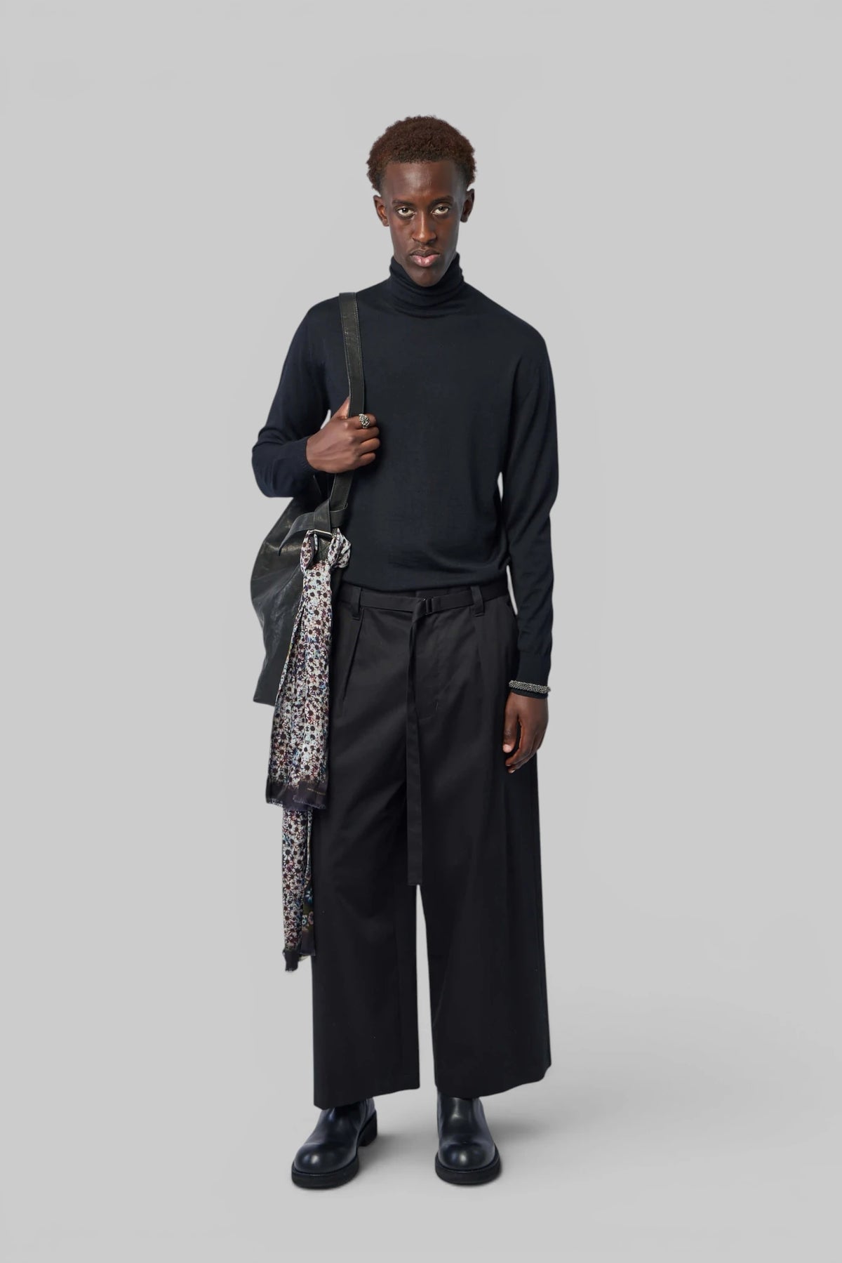Dries Van Noten Munas Sweater ribbed cuff and sleeve detail