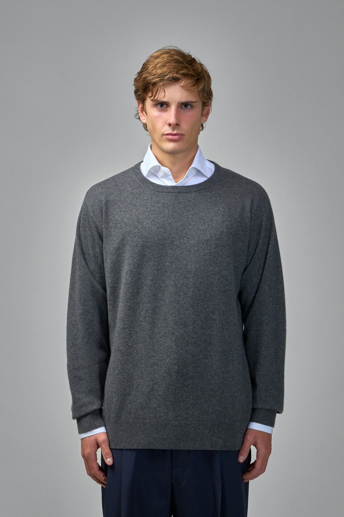Close-up of fine knit texture and ribbed cuffs on Dries Van Noten Murol sweater
