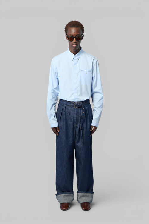Dries Van Noten Wide-Leg Pants in Denim – LABELS
