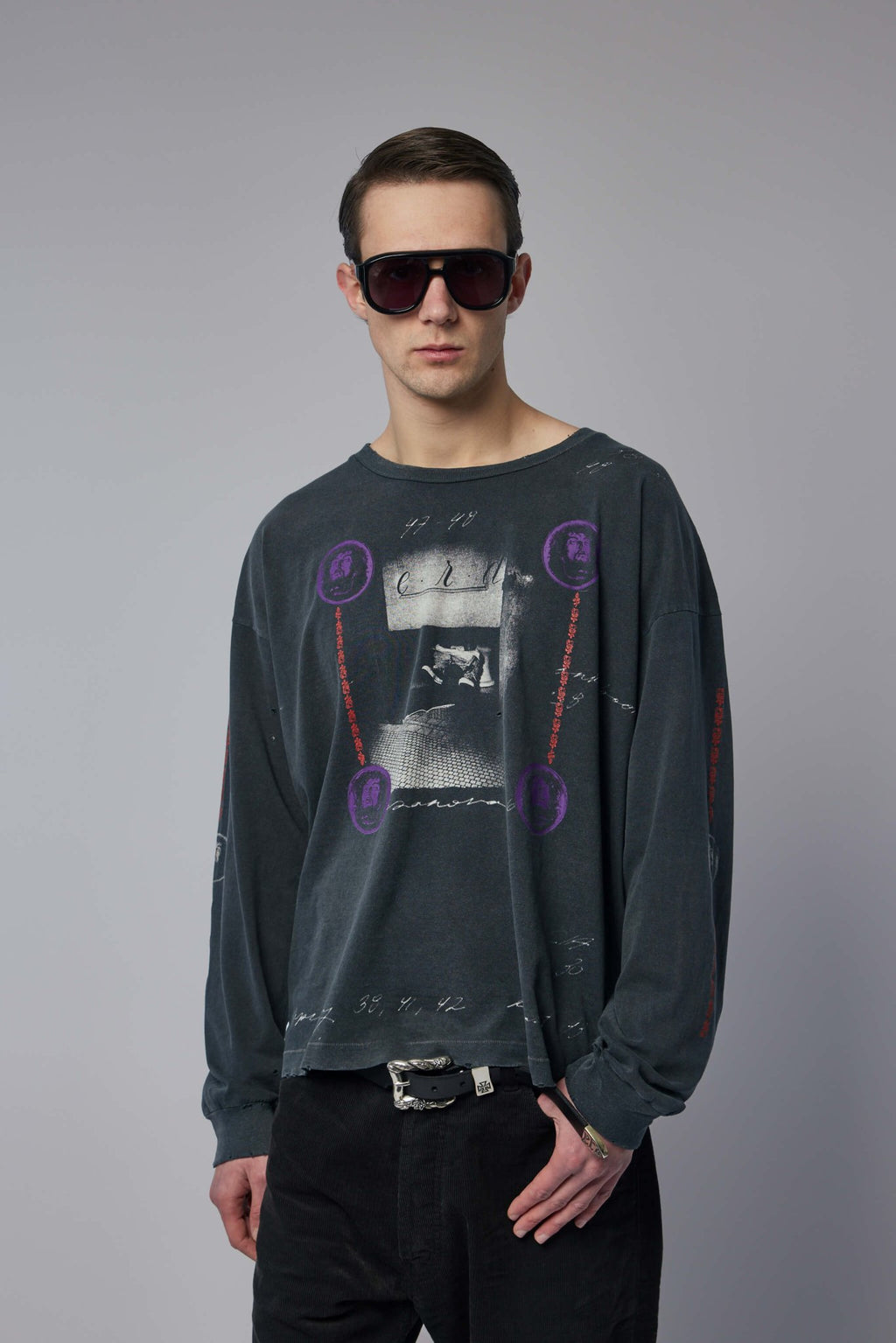 Enfants Riches Déprimés - Bathroom Stall LS T-Shirt - LABELS