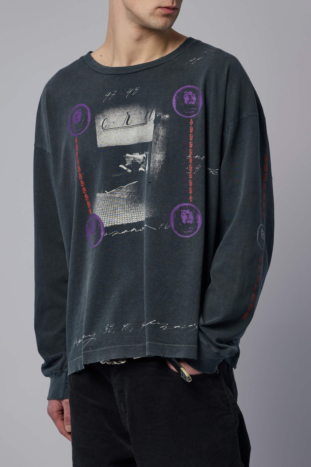 Enfants Riches Déprimés - Bathroom Stall LS T-Shirt - LABELS