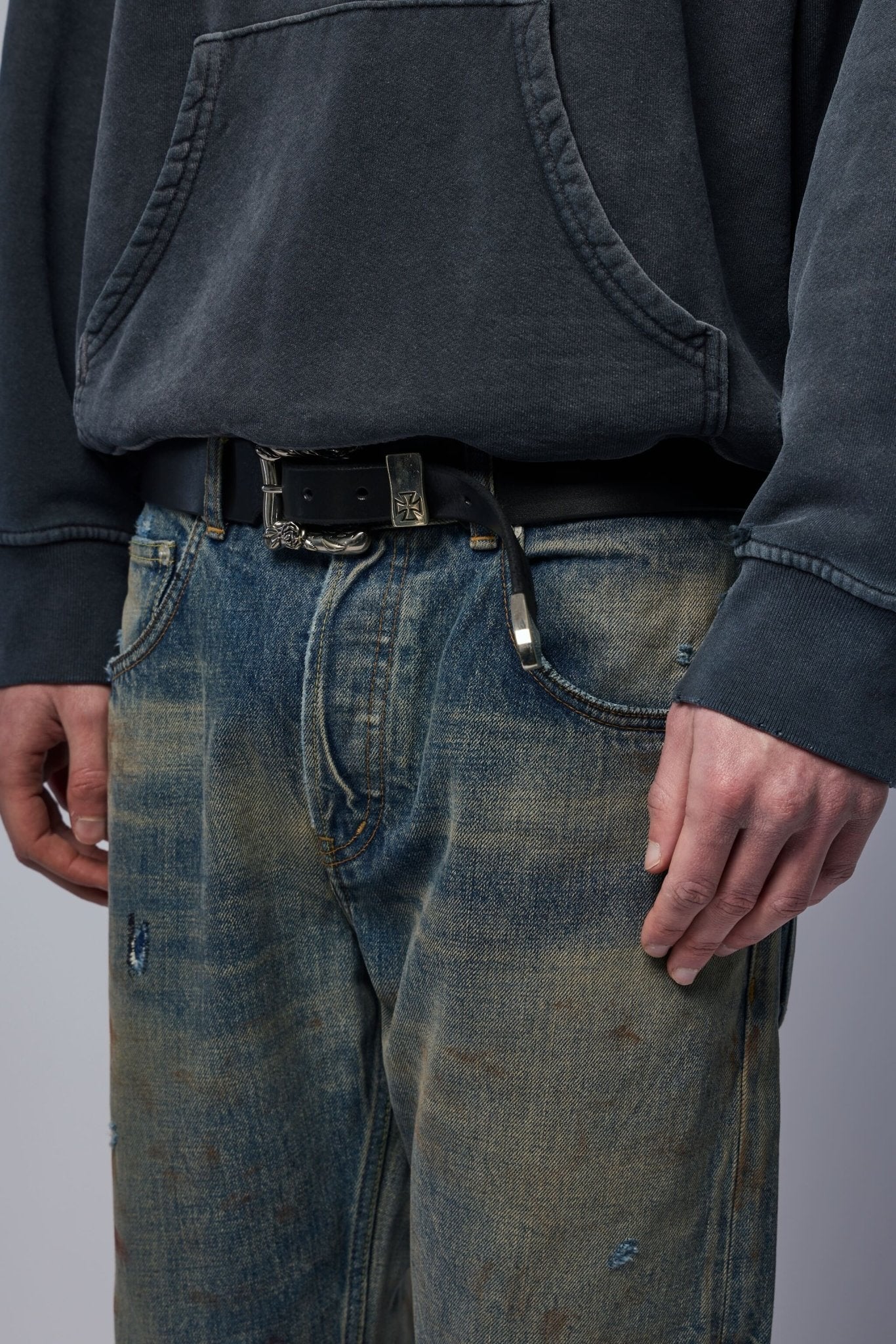 Enfants Riches Déprimés - Classic Rose Buckle Belt - LABELS